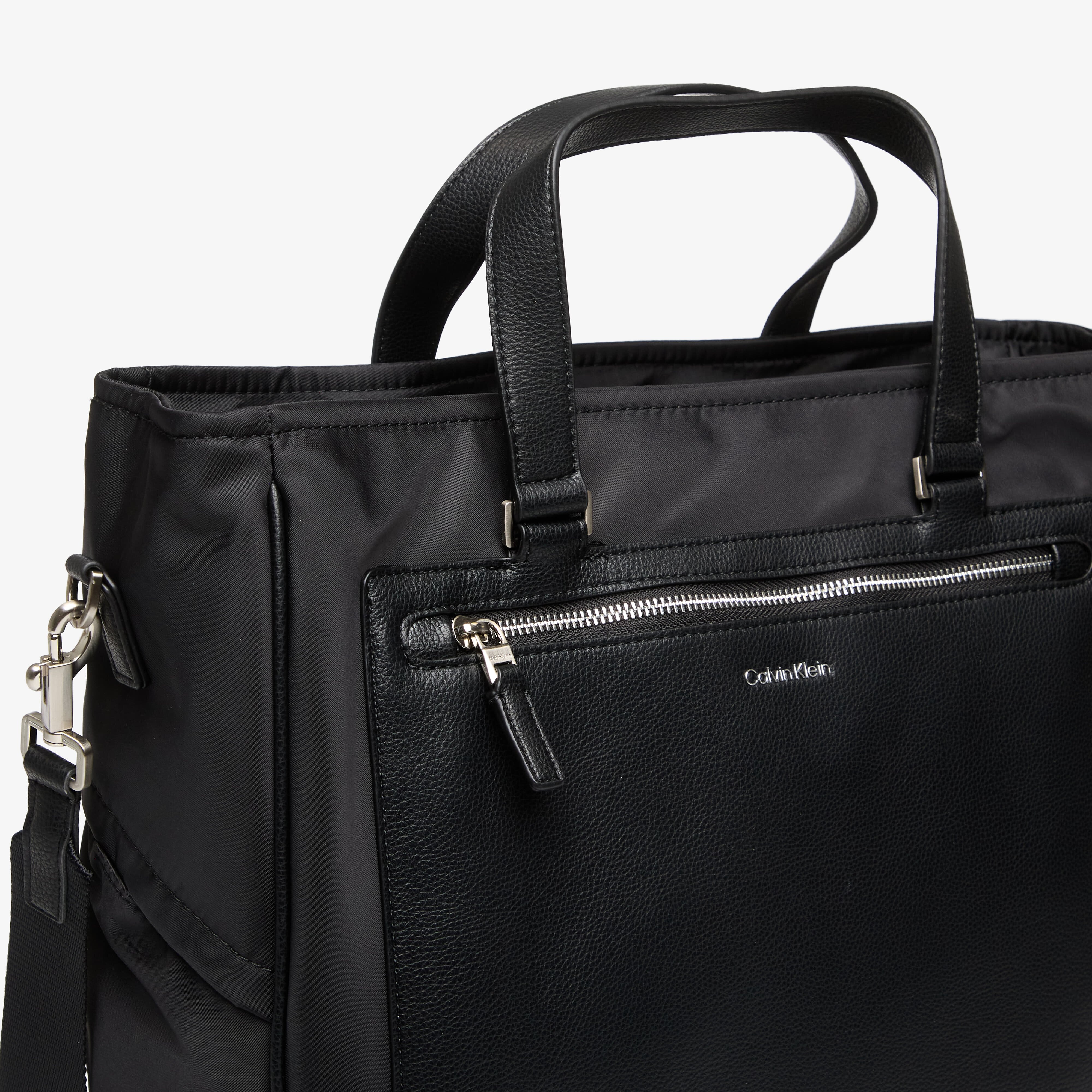 Calvin Klein Чанта Ssnl Raised Logo Tote Black