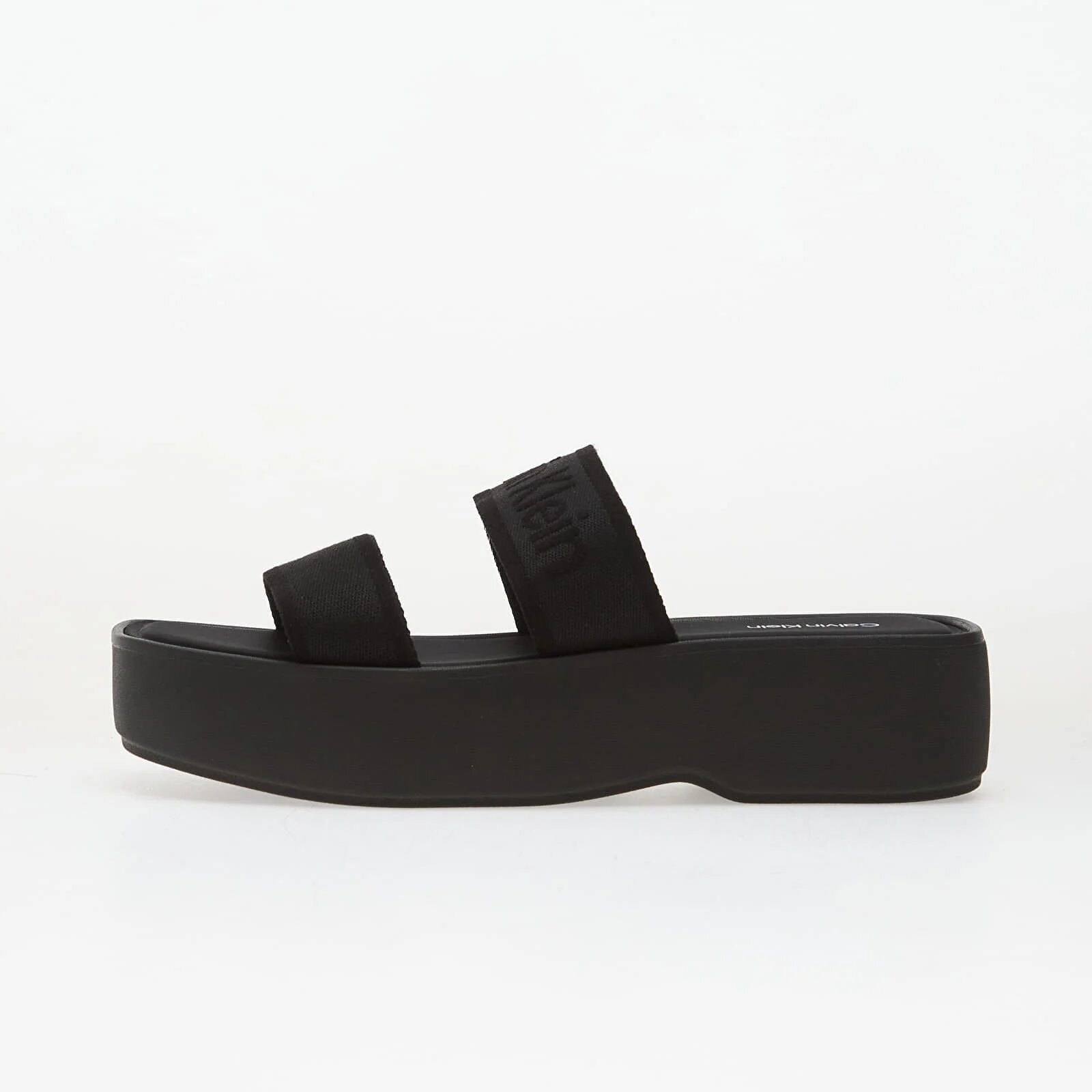 Calvin Klein Flatform Sandal Webbin Black