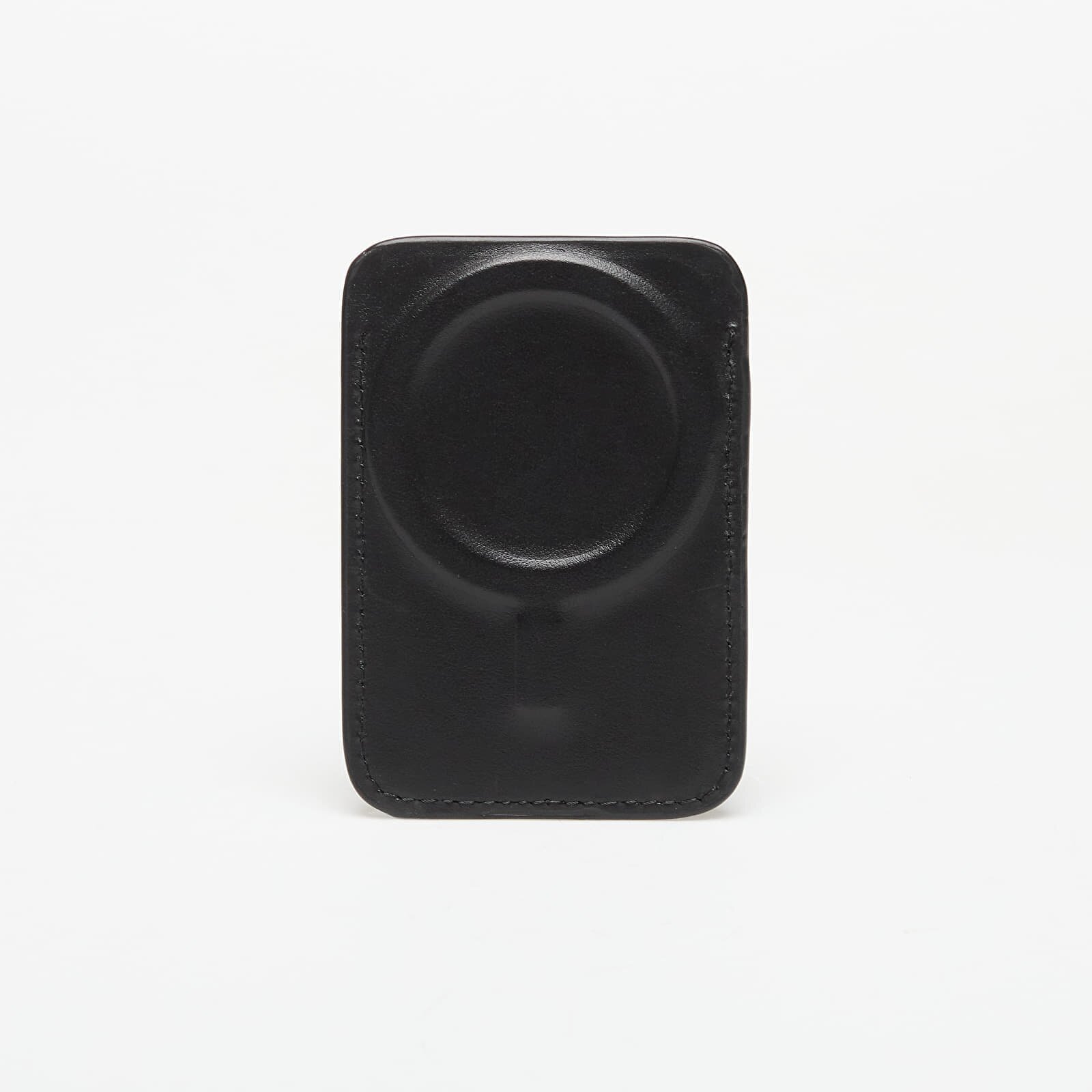 Calvin Klein Портфейл Aop Leather Magnetic Card Case Black