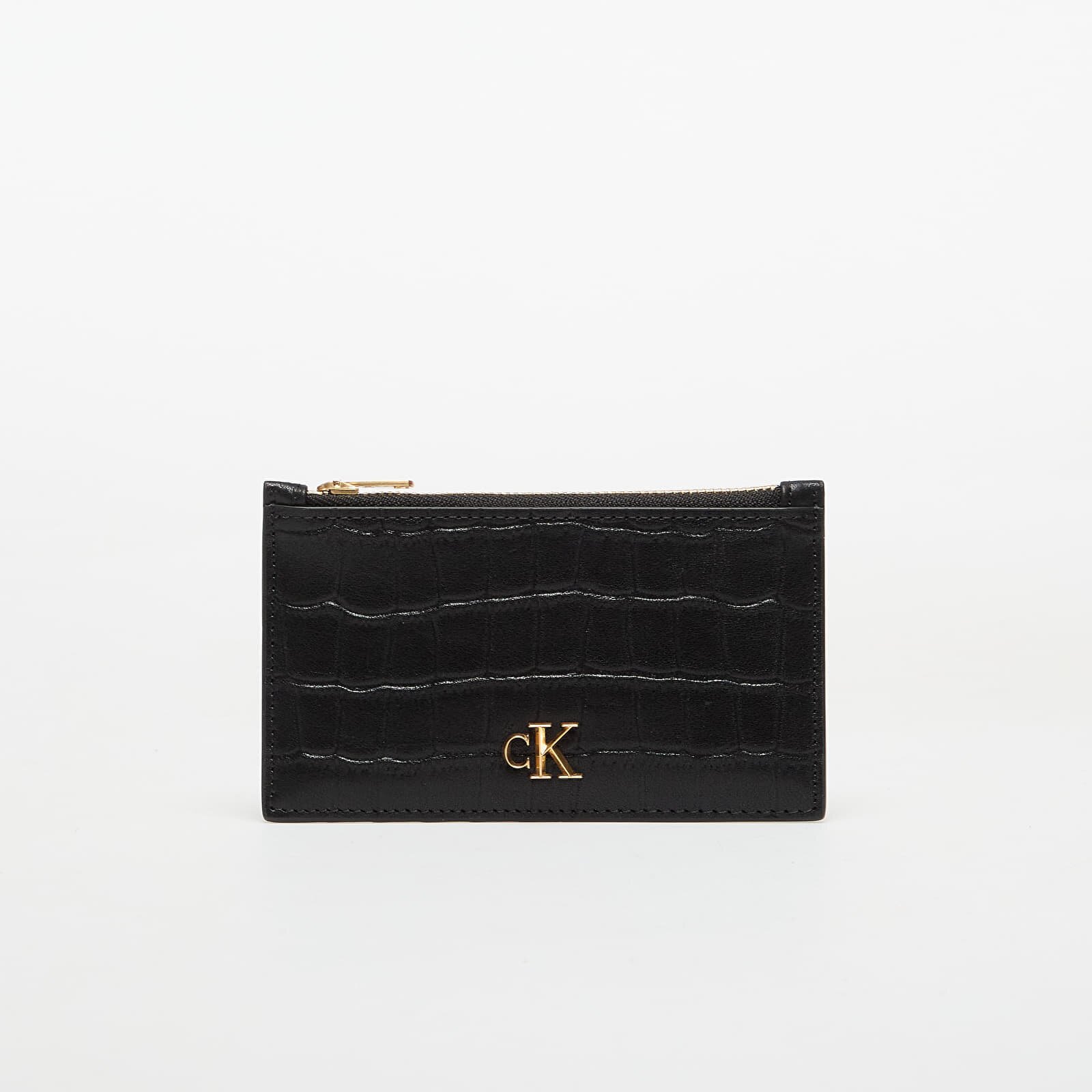 Calvin Klein Портфейл Croc 6 Cc Cardcase Black
