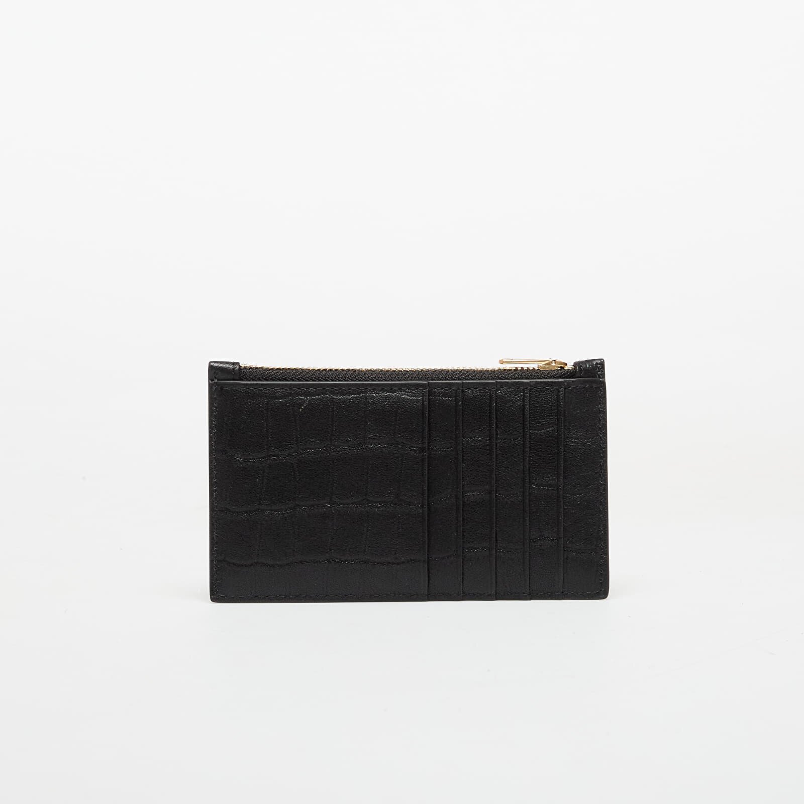 Calvin Klein Портфейл Croc 6 Cc Cardcase Black