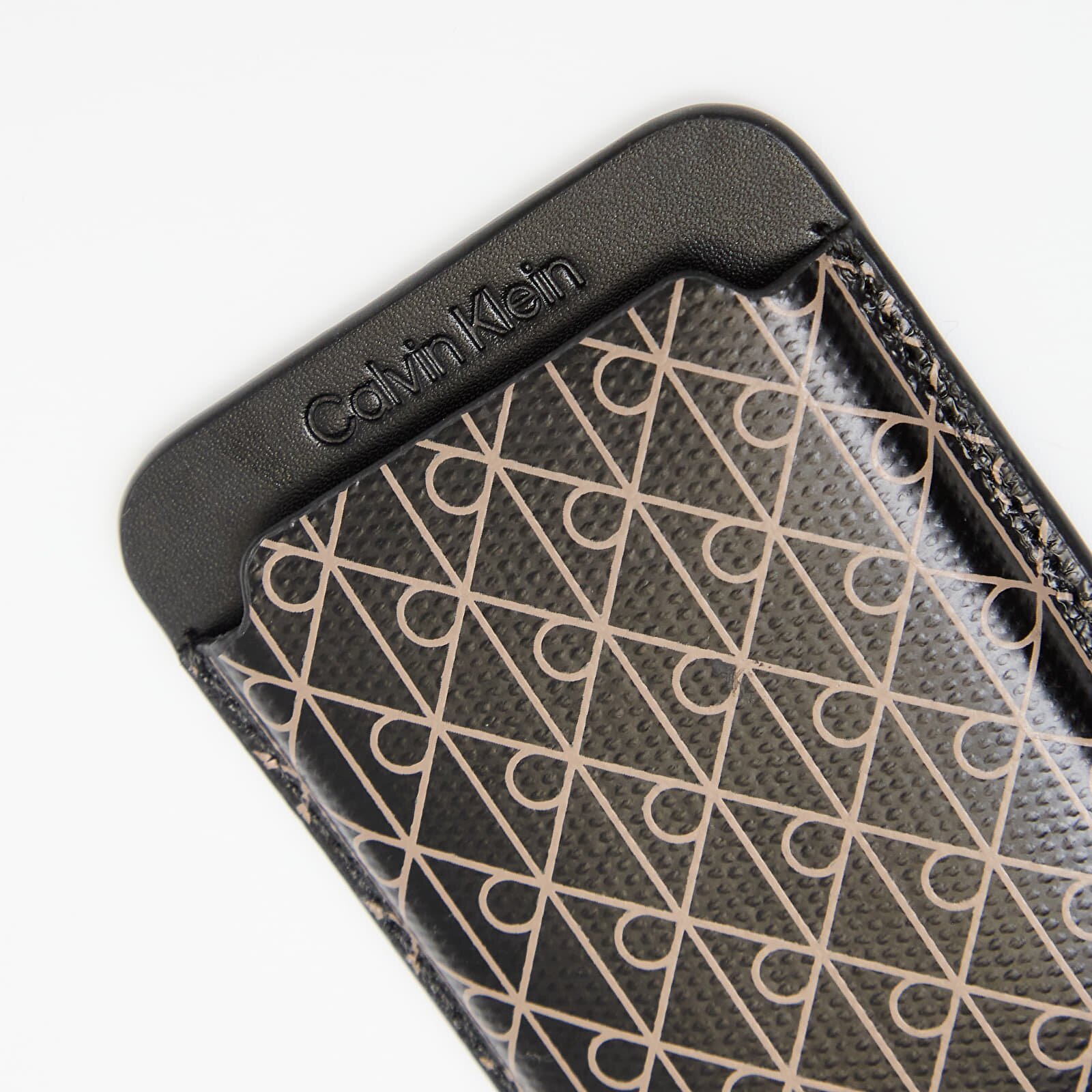Calvin Klein Портфейл Emblem Aop Key Fob + Cardholder Black