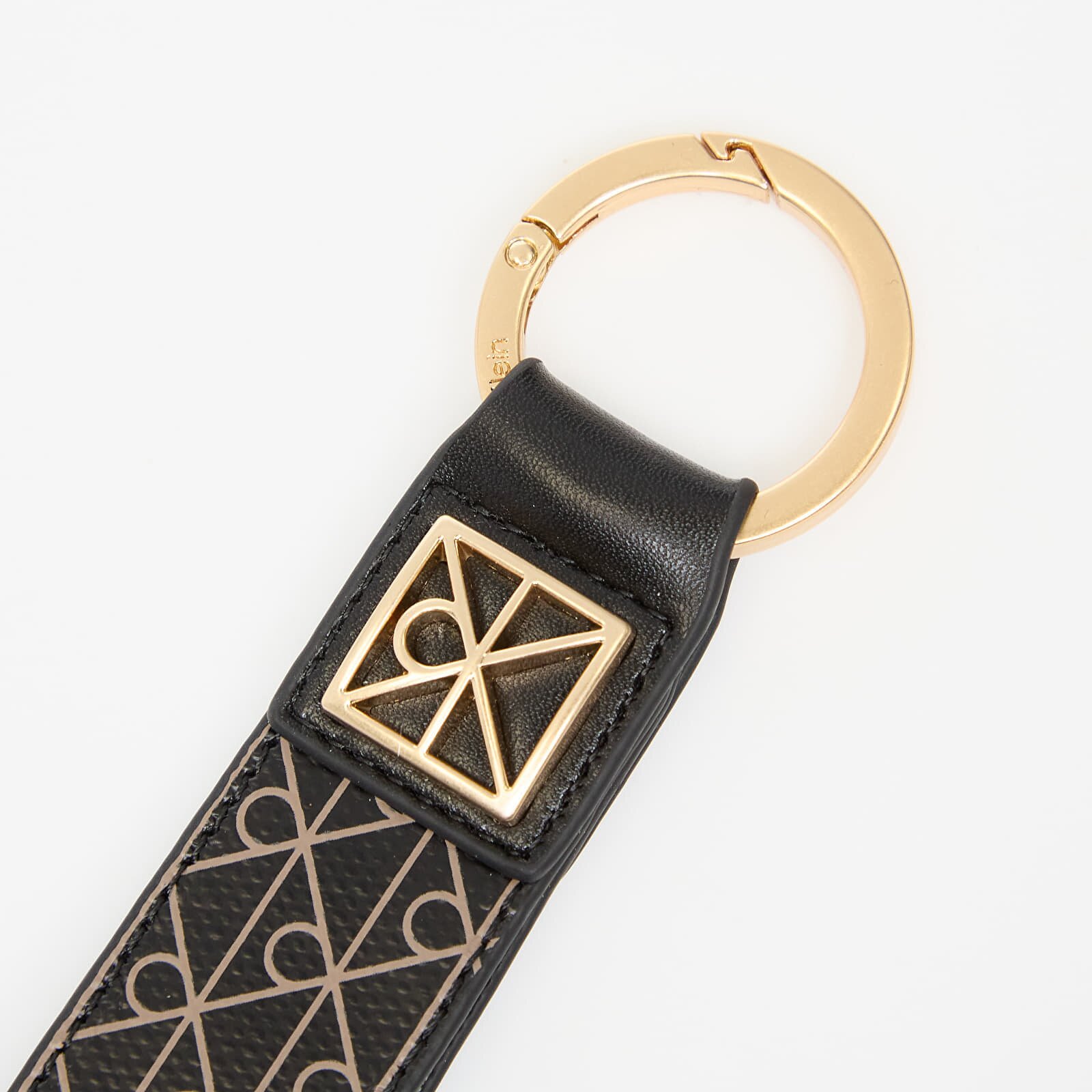 Calvin Klein Портфейл Emblem Aop Key Fob + Cardholder Black