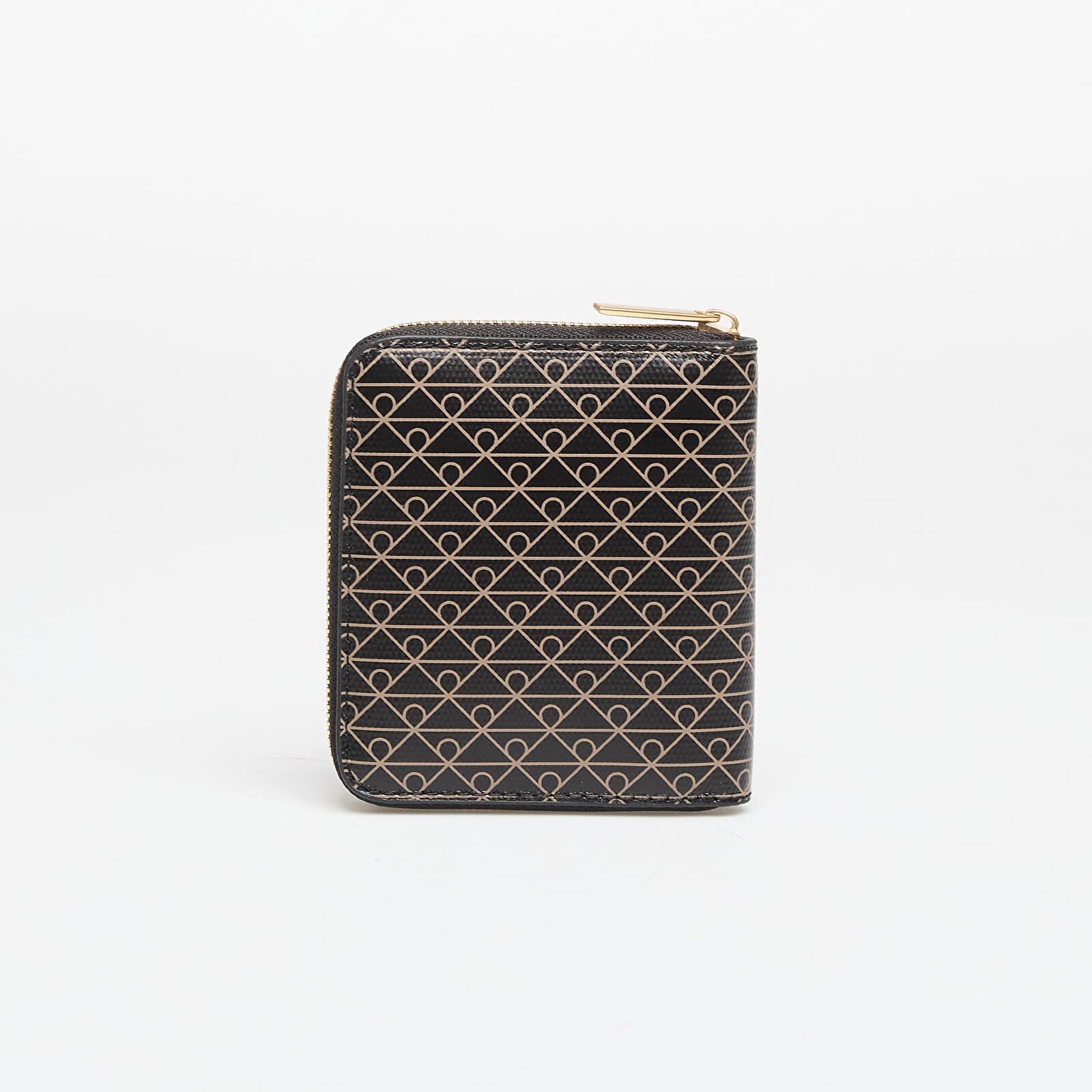 Calvin Klein Портфейл Emblem Aop Square Zip Around Black