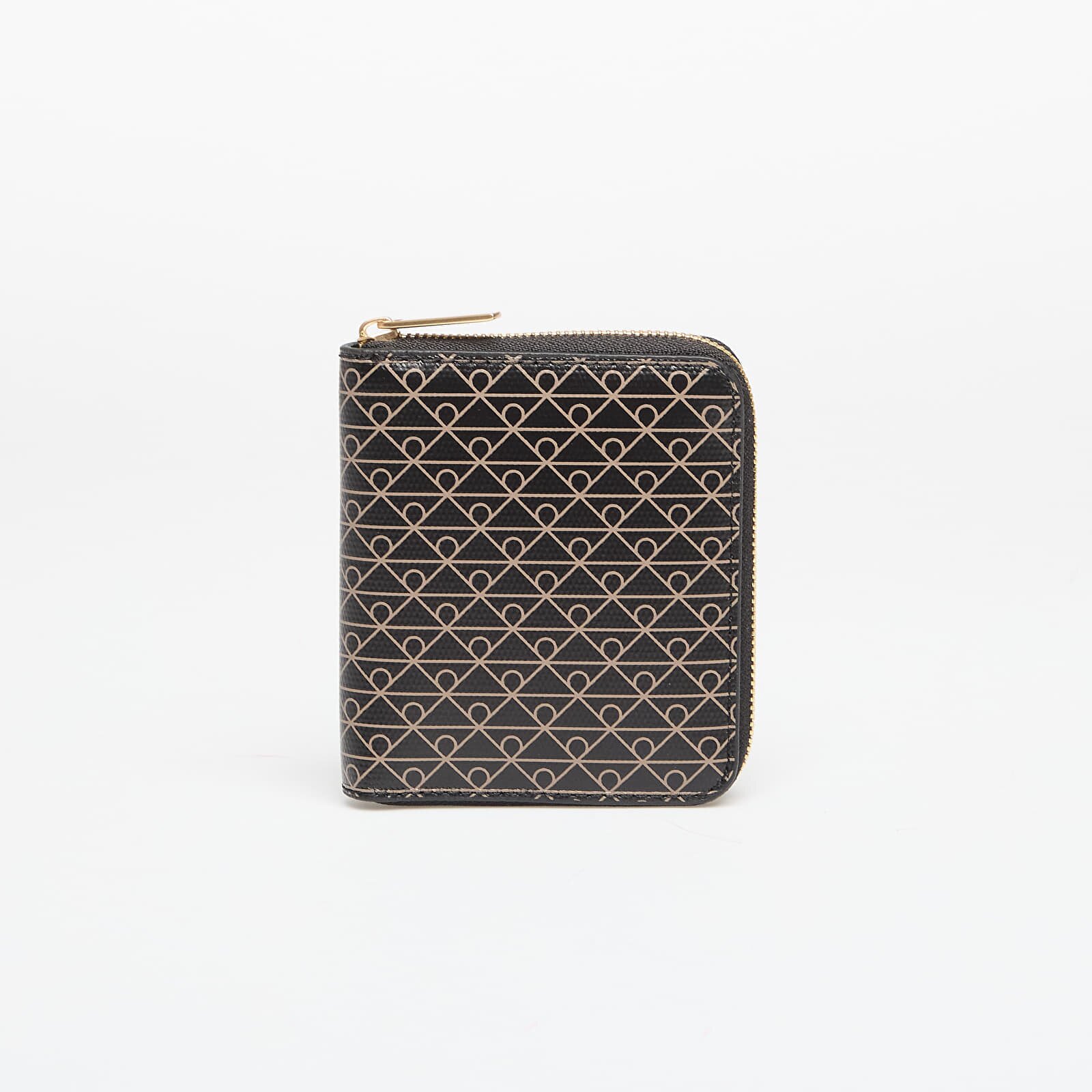 Calvin Klein Портфейл Emblem Aop Square Zip Around Black