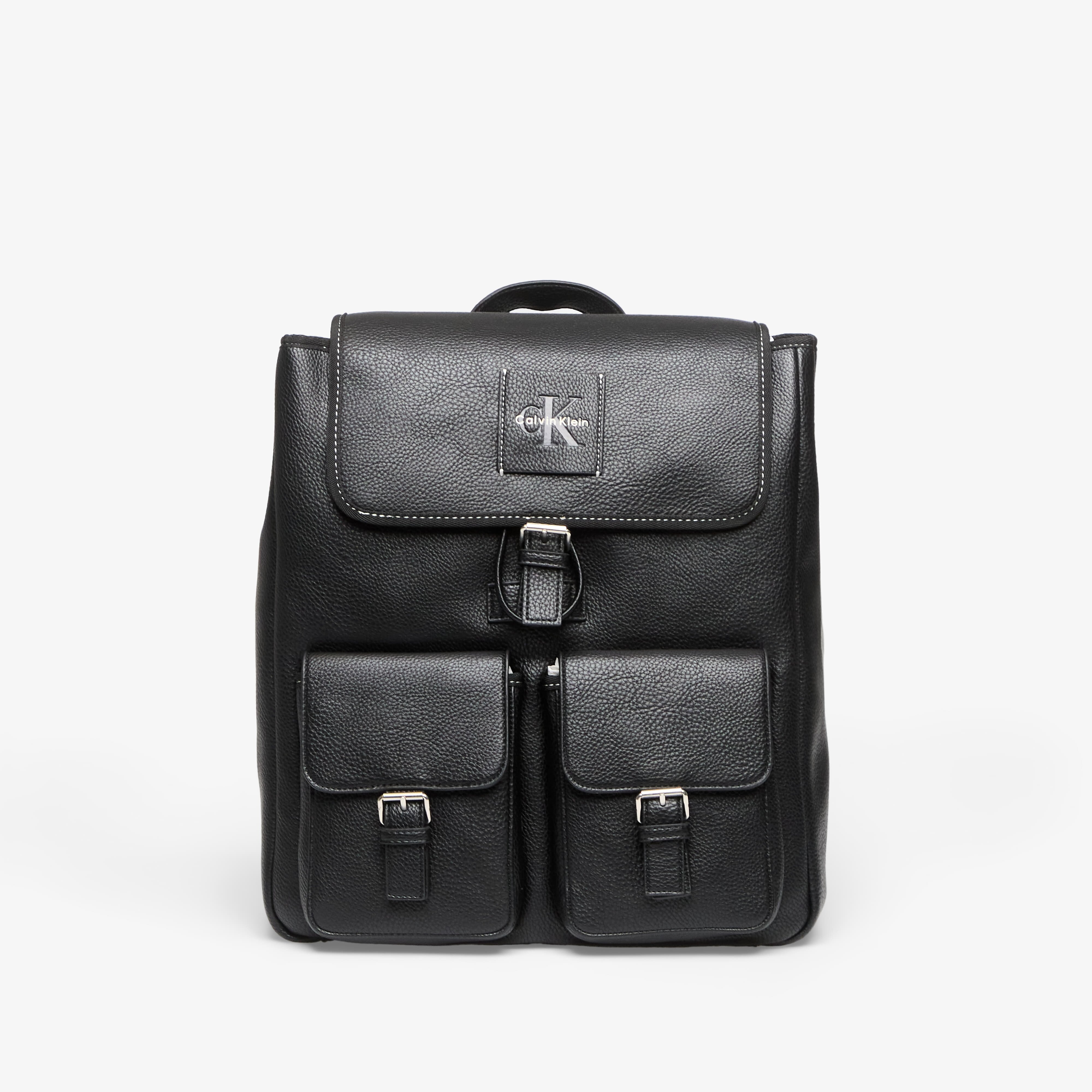 Calvin Klein Раница Bold Pebble Flap Backpack Black