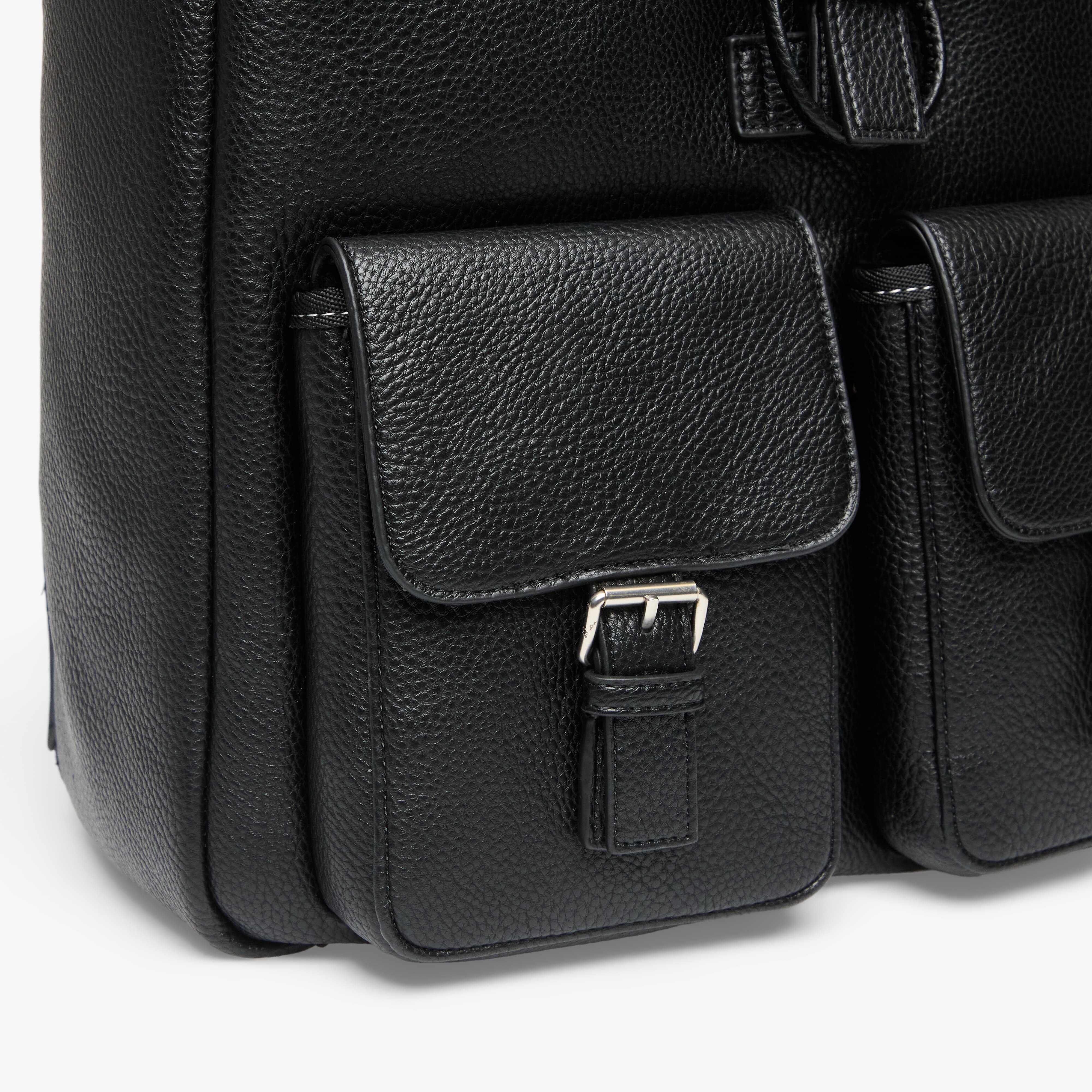 Calvin Klein Раница Bold Pebble Flap Backpack Black