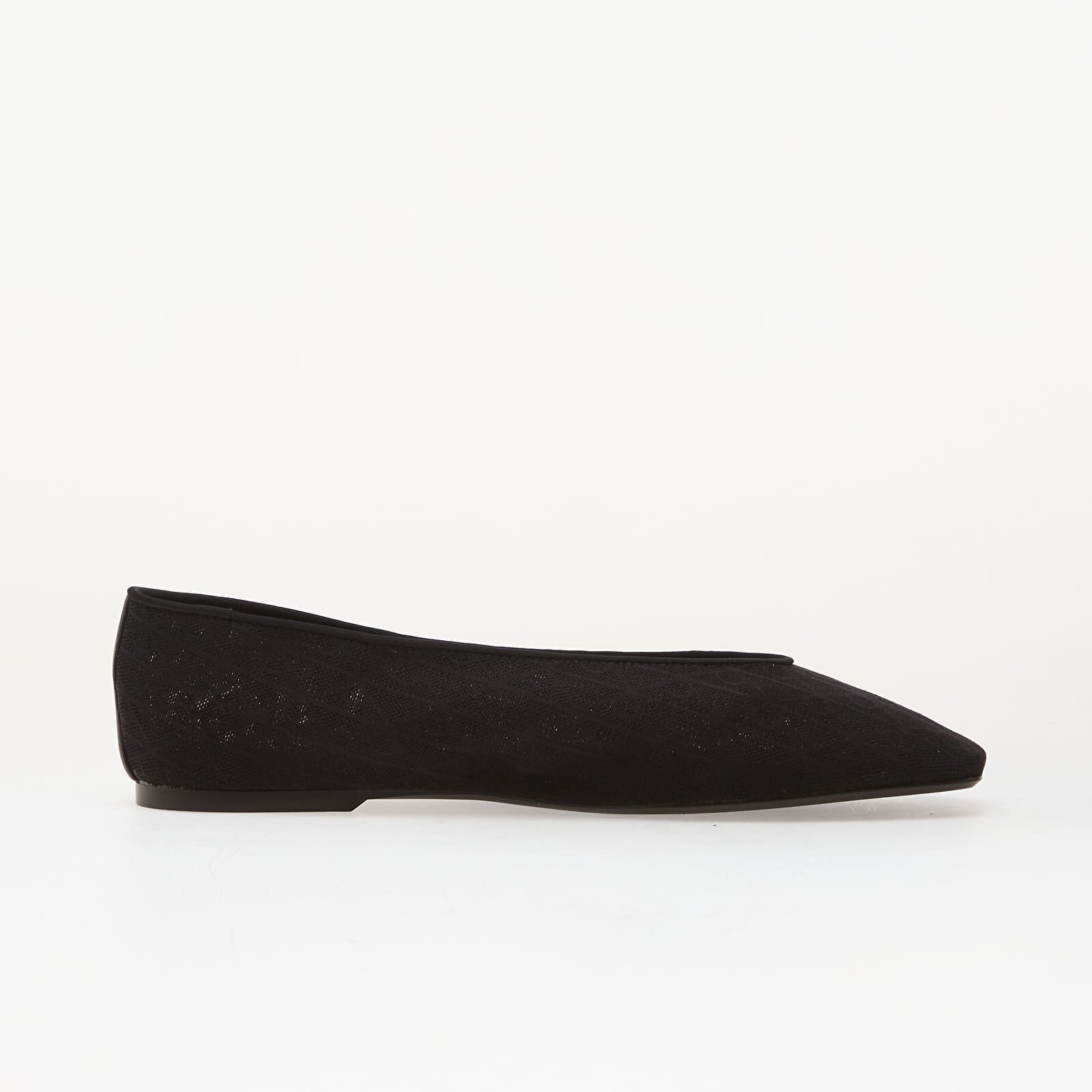 Calvin Klein Сникърси Square Ballerina Aop Mesh Triple Black Mono