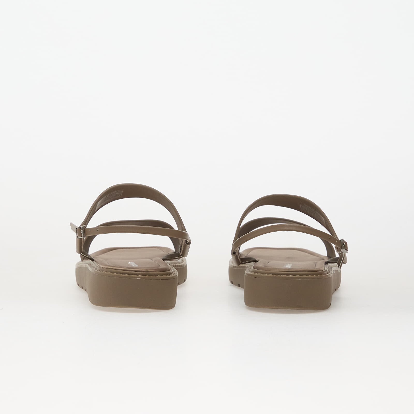 Calvin Klein Sq Molded Sandal Slide Gray