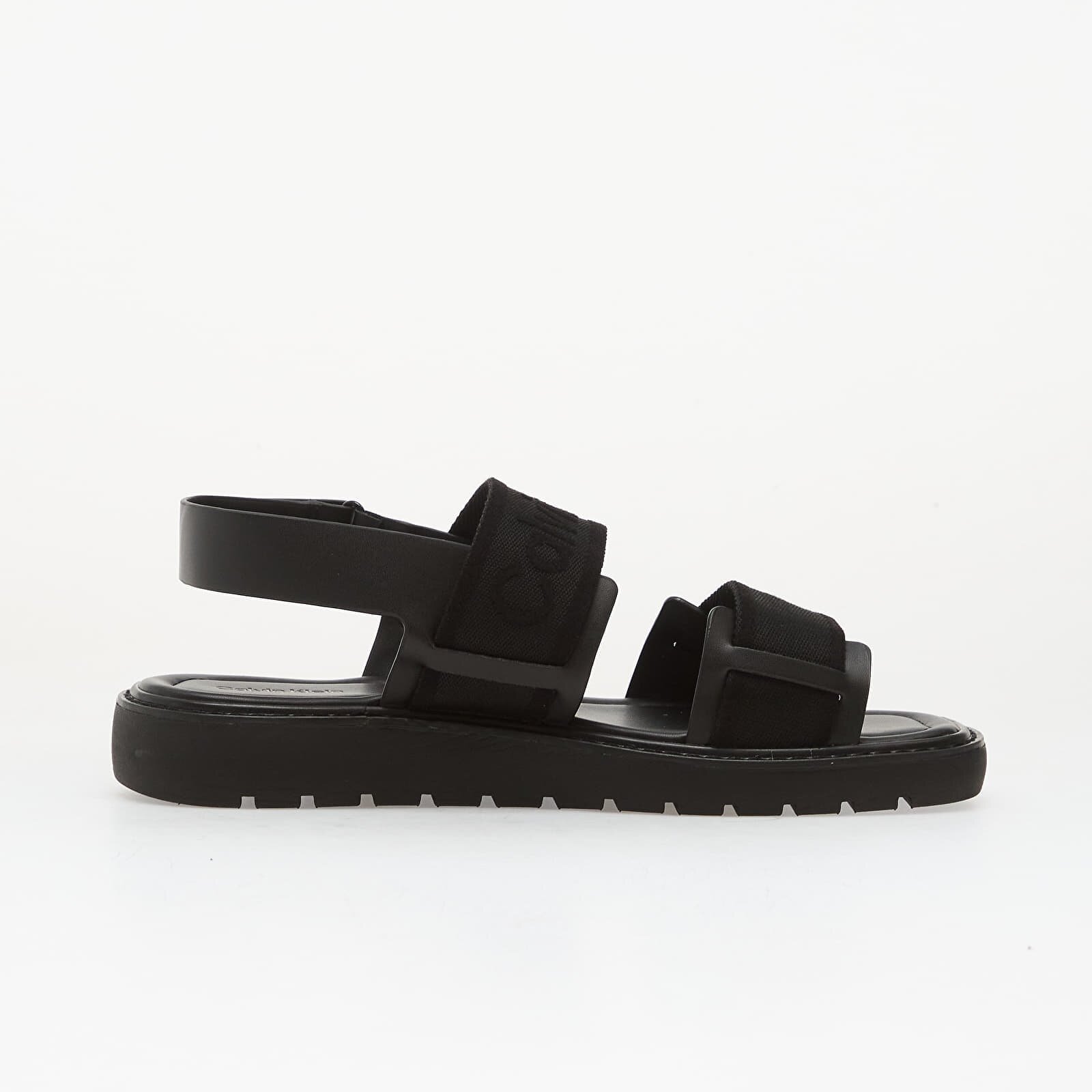 Calvin Klein Sq Molded Sandal Webb Black