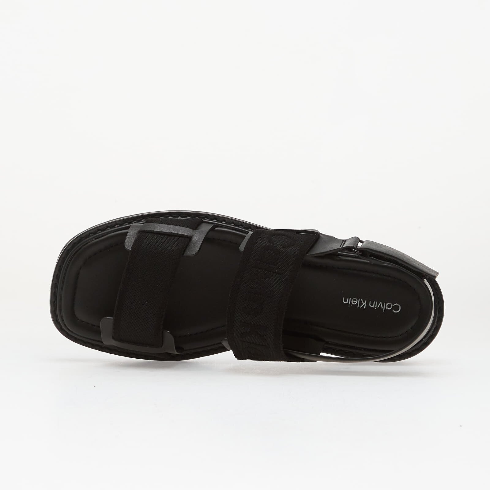 Calvin Klein Sq Molded Sandal Webb Black