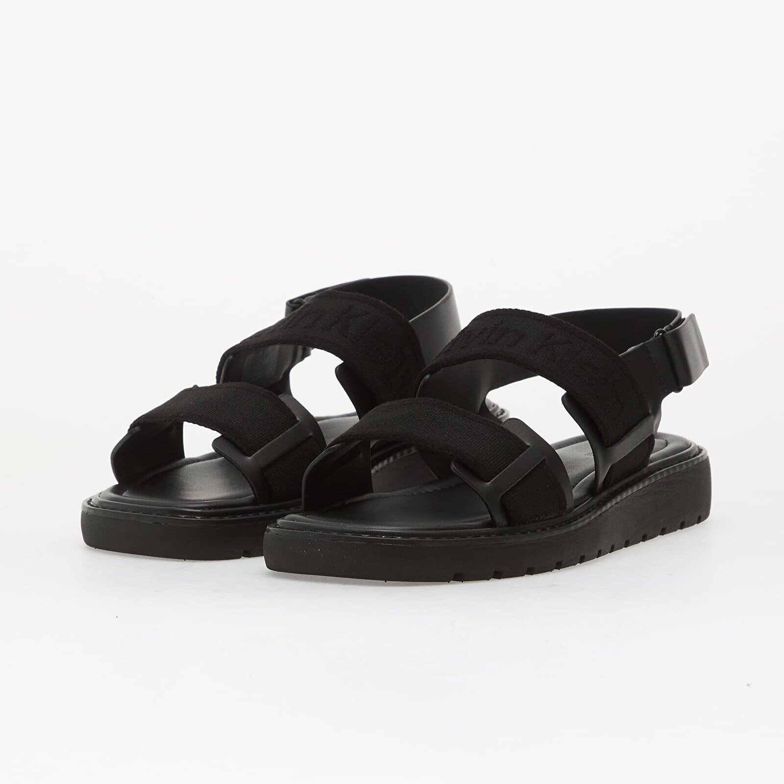 Calvin Klein Sq Molded Sandal Webb Black