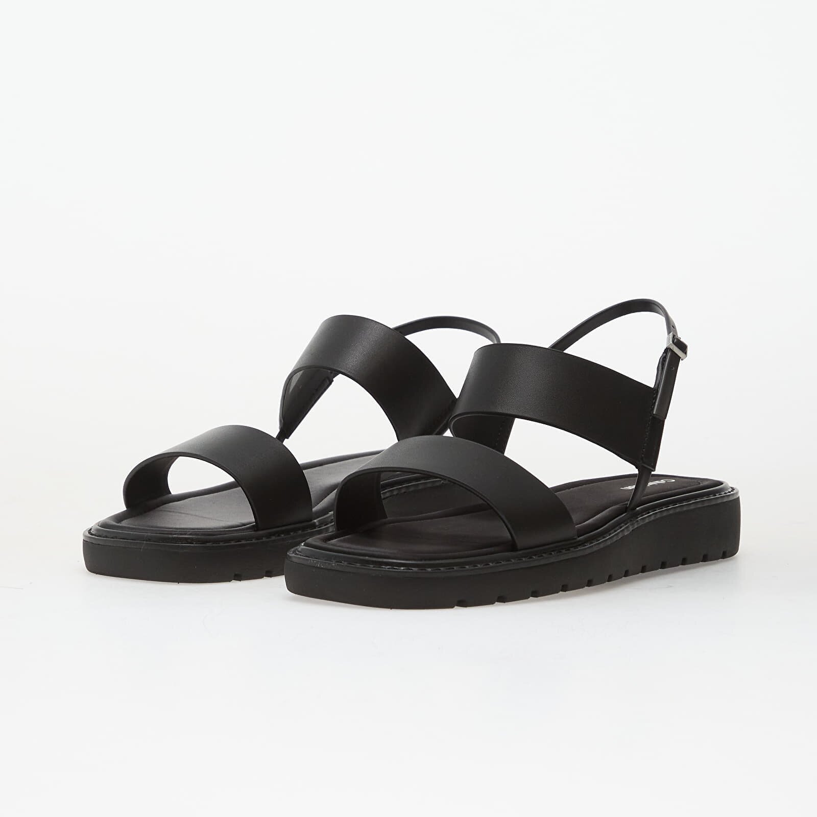 Calvin Klein Square Toe Molded Sandal Slide Black