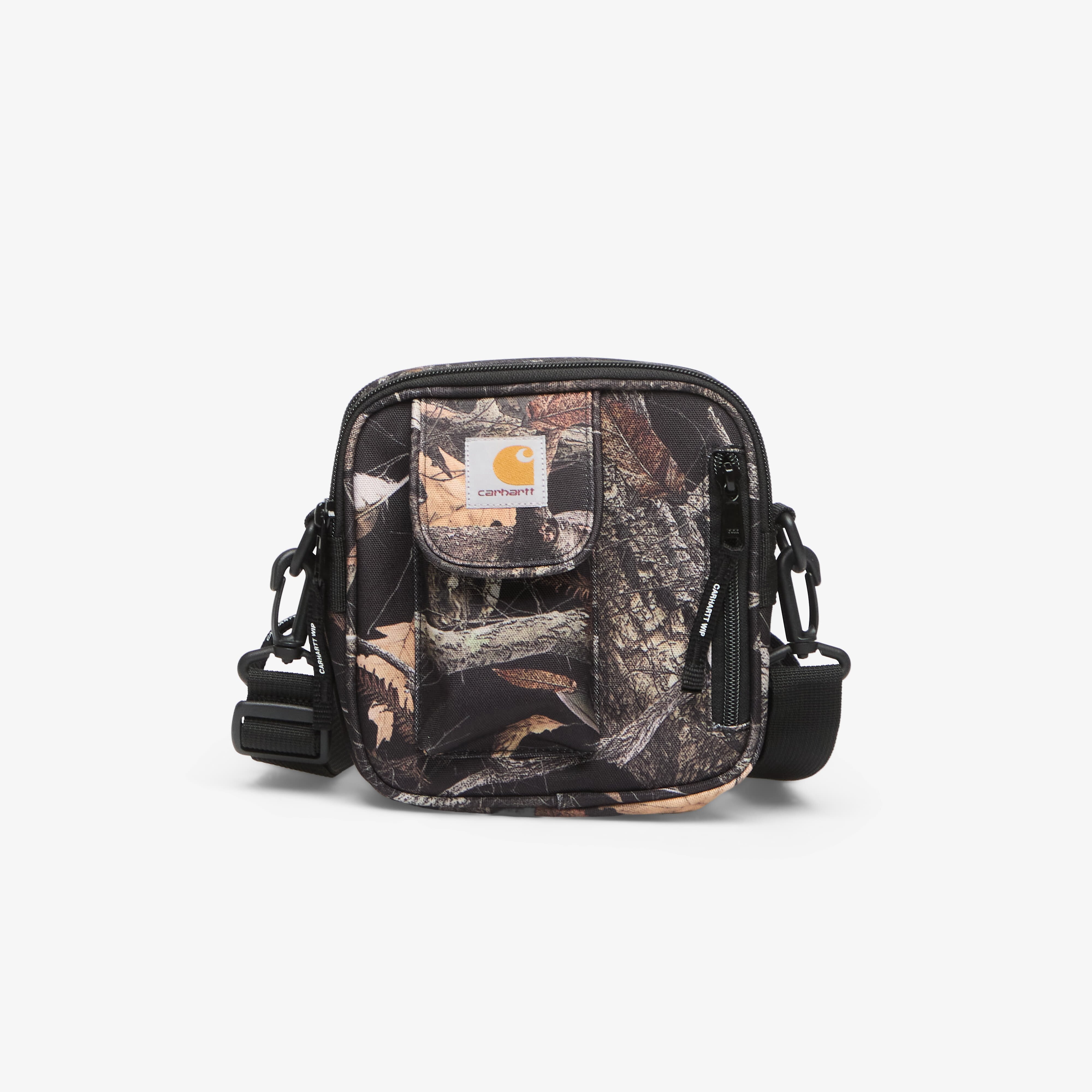 Carhartt WIP Чанта Essentials Bag Small Camo Feather Tree Black