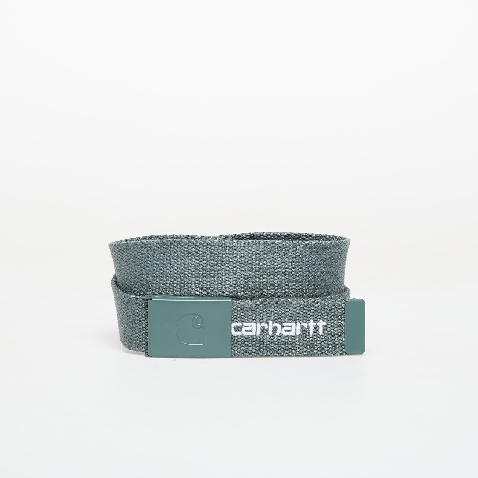 Carhartt WIP Колан C-Logo Belt Tonal Velvet Green/ White