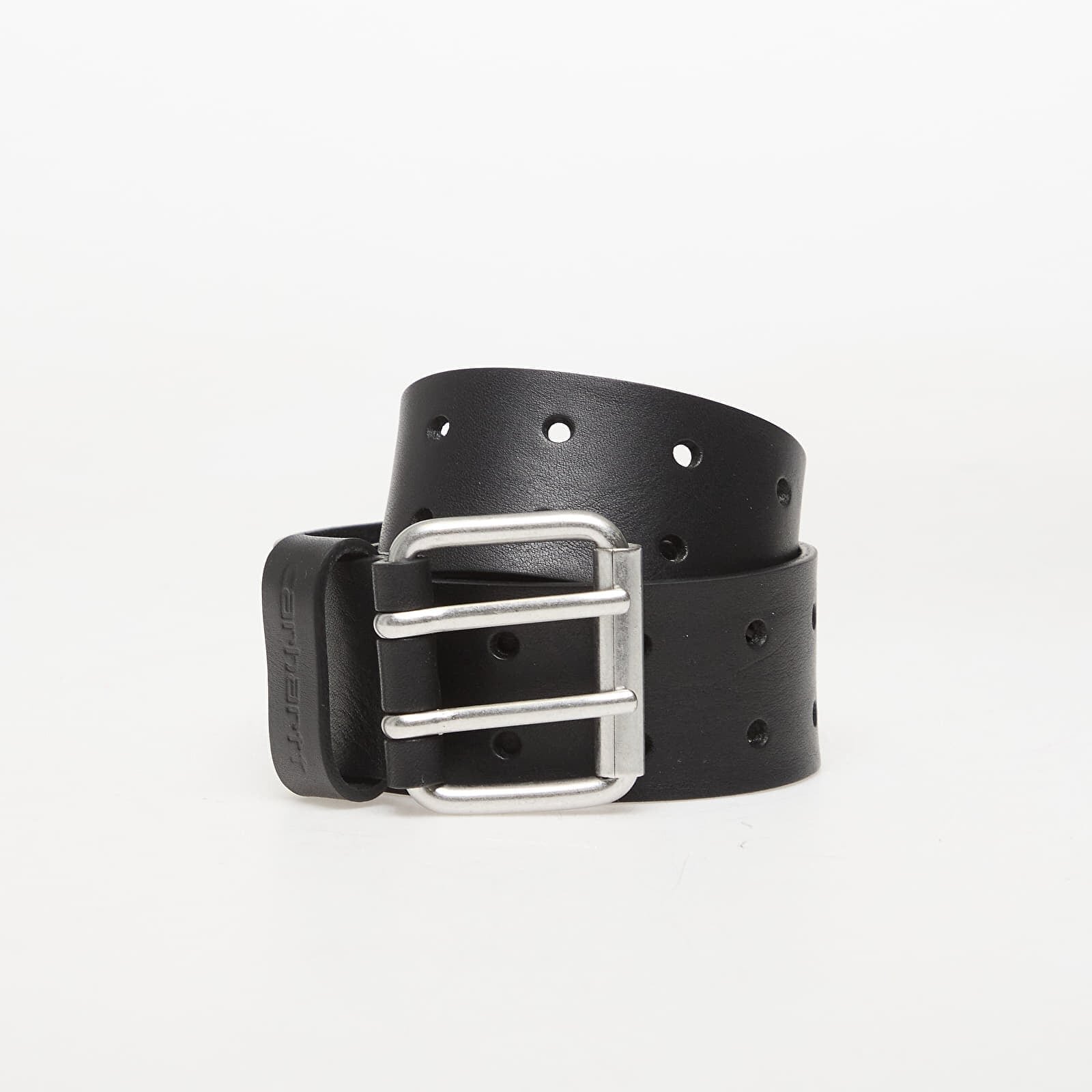 Carhartt WIP Колан Double Script Belt Black/ Silver
