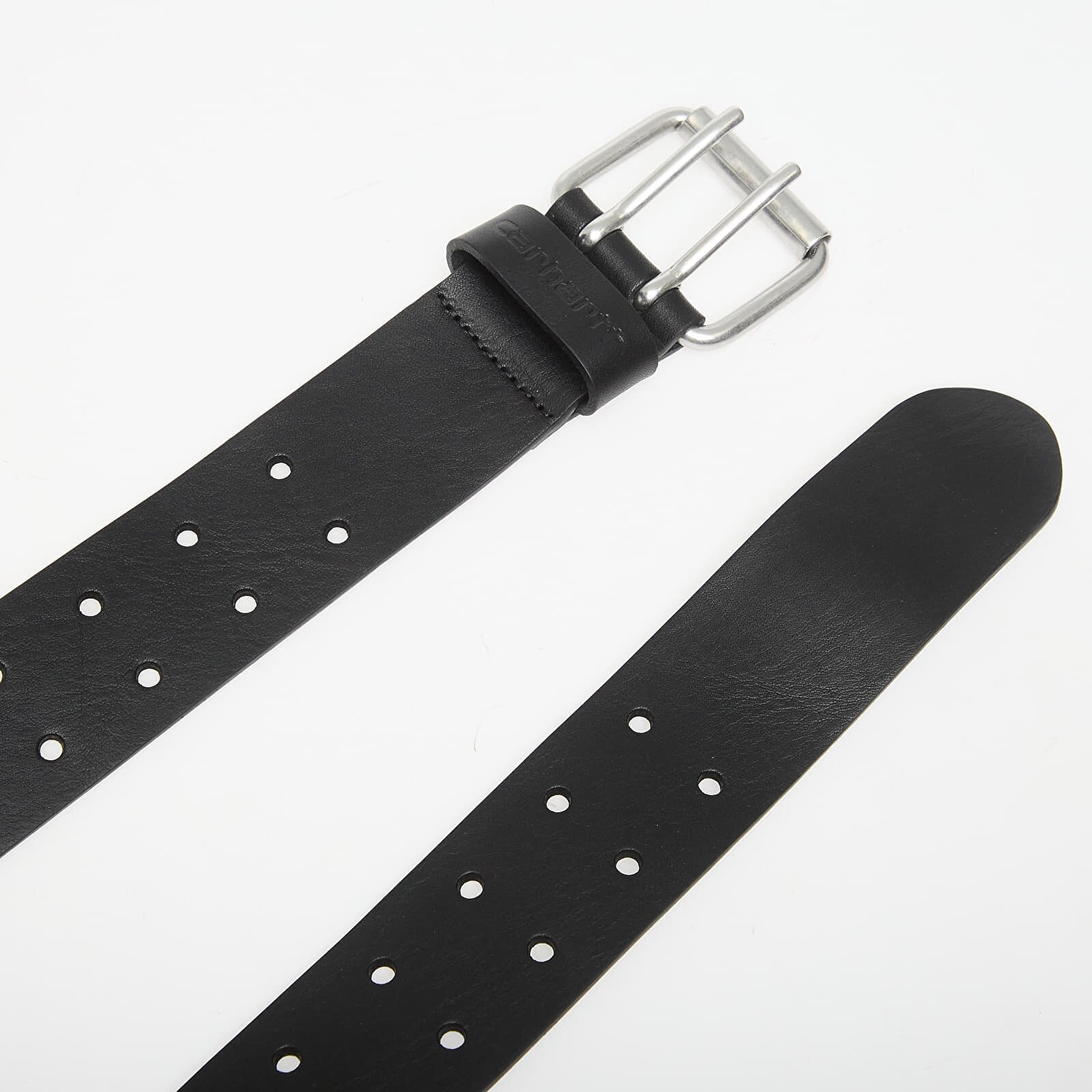 Carhartt WIP Колан Double Script Belt Black/ Silver