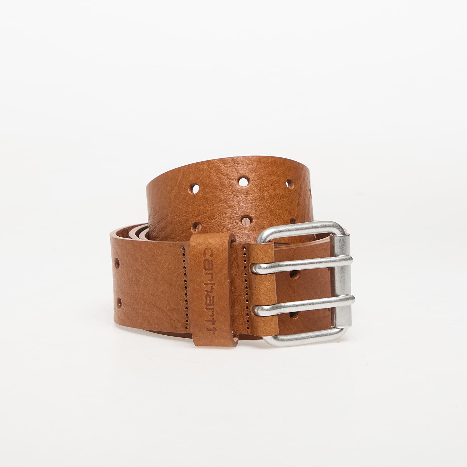 Carhartt WIP Колан Double Script Belt Cognac/ Silver