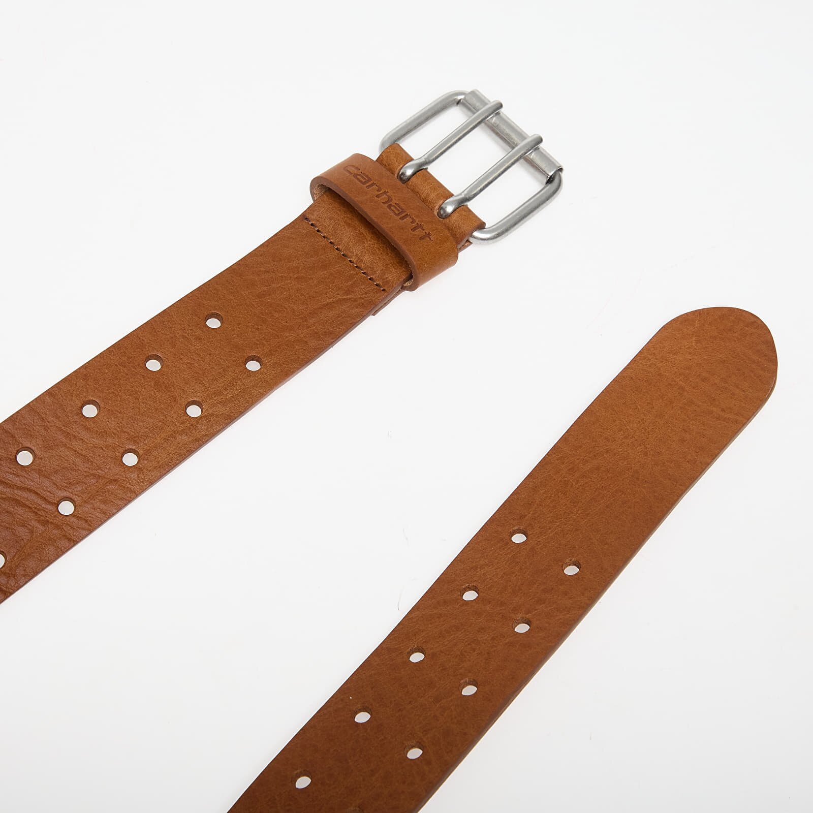 Carhartt WIP Колан Double Script Belt Cognac/ Silver