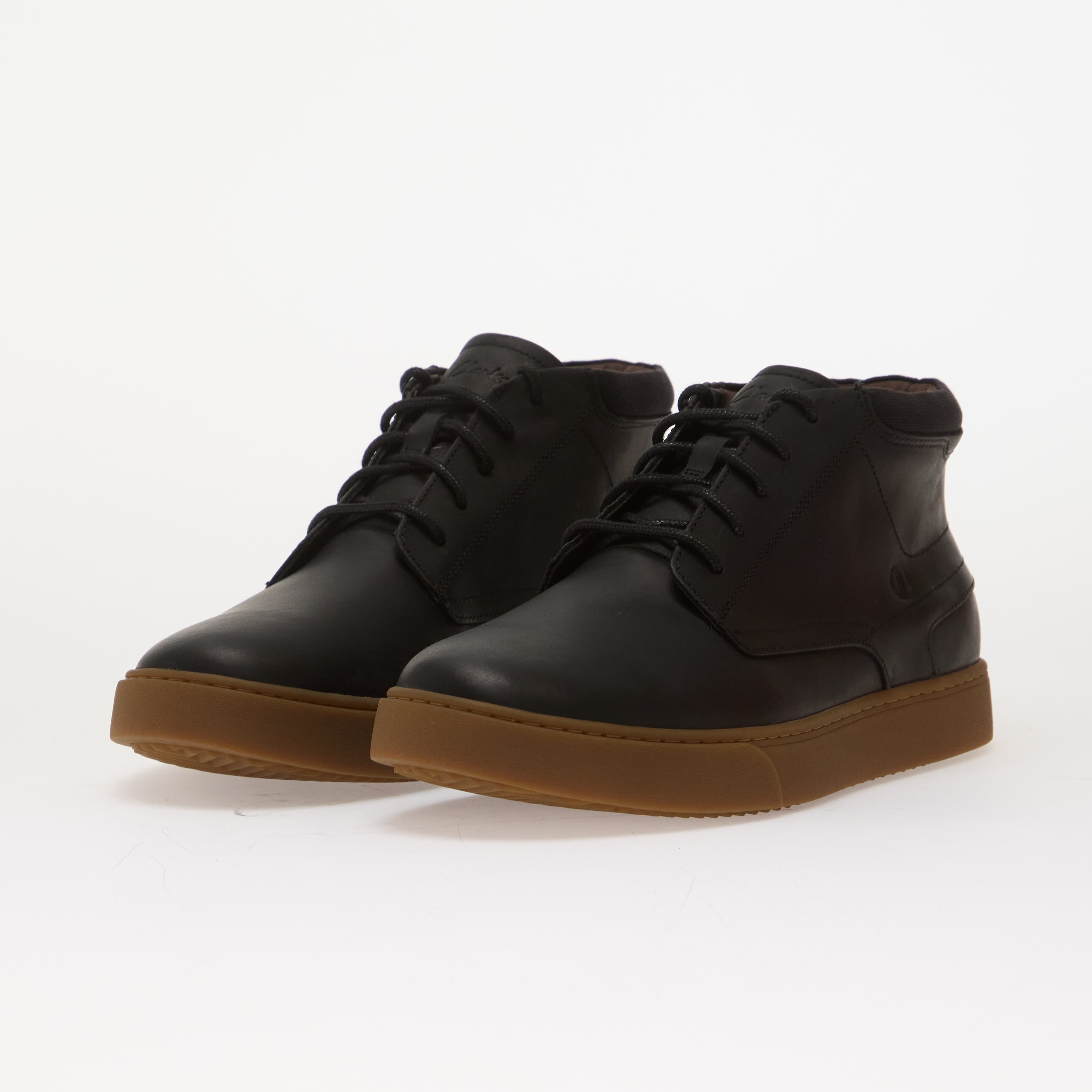 Clarks Обувки Lydford Mid Black Leather