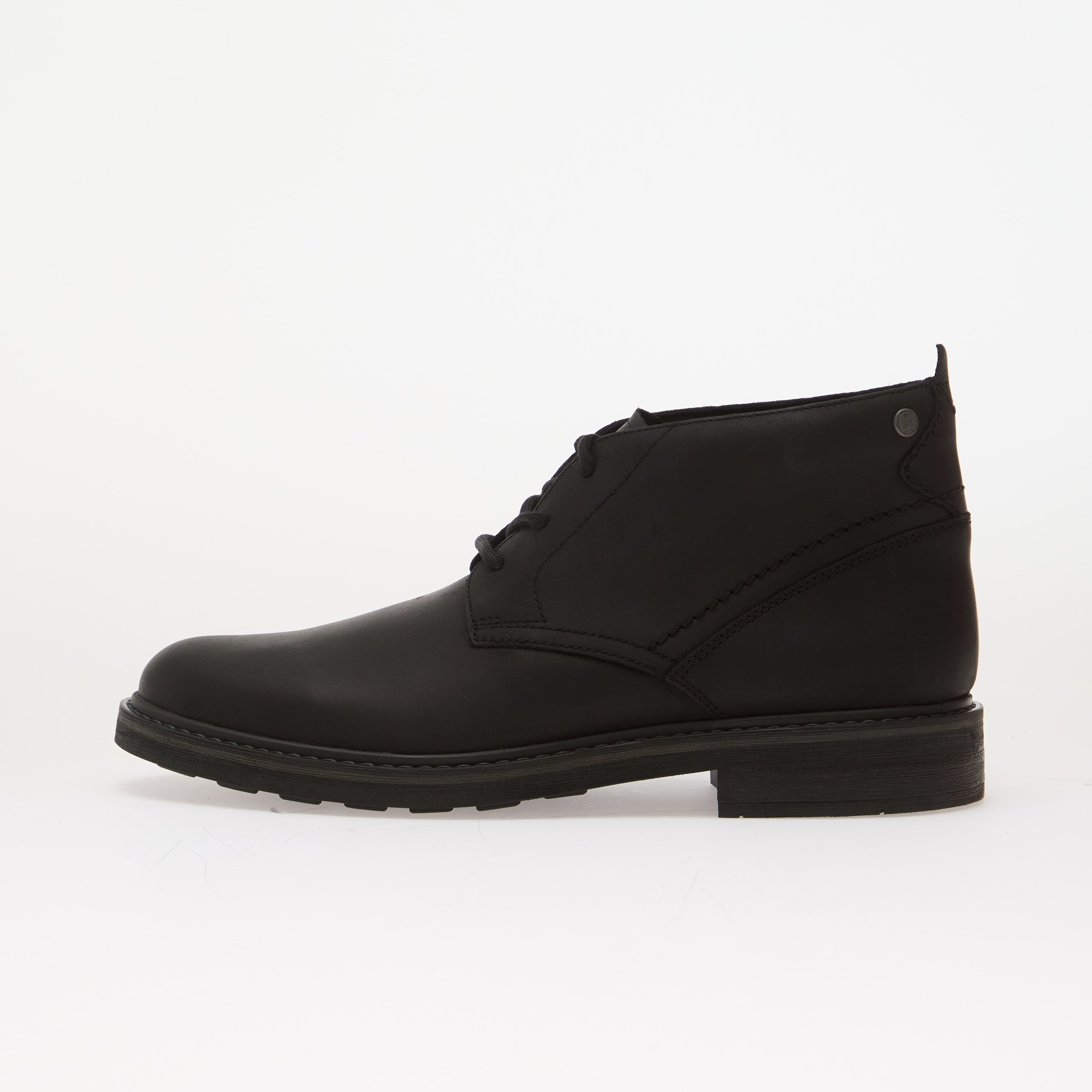 Clarks Обувки Newford Mid Black Leather