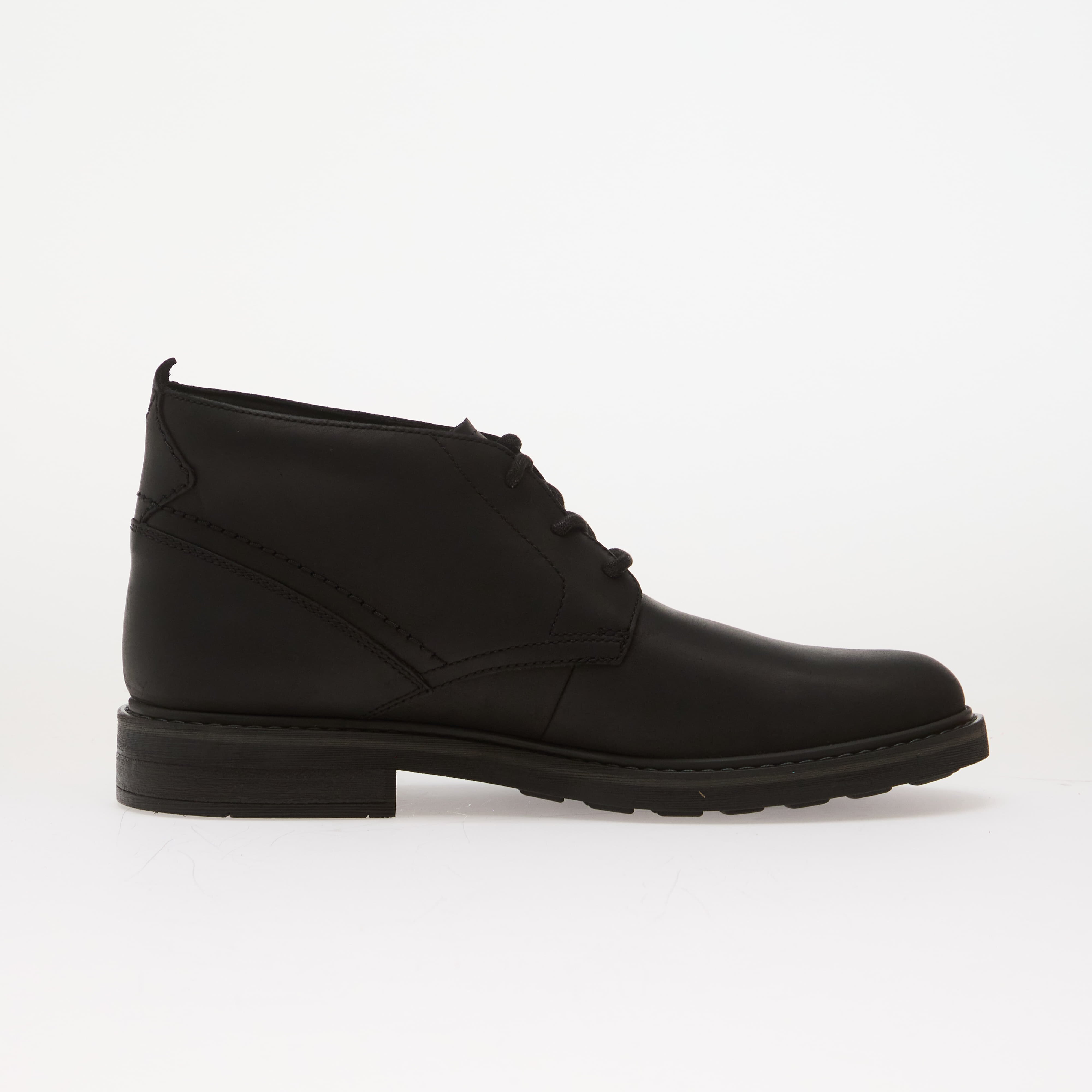 Clarks Обувки Newford Mid Black Leather