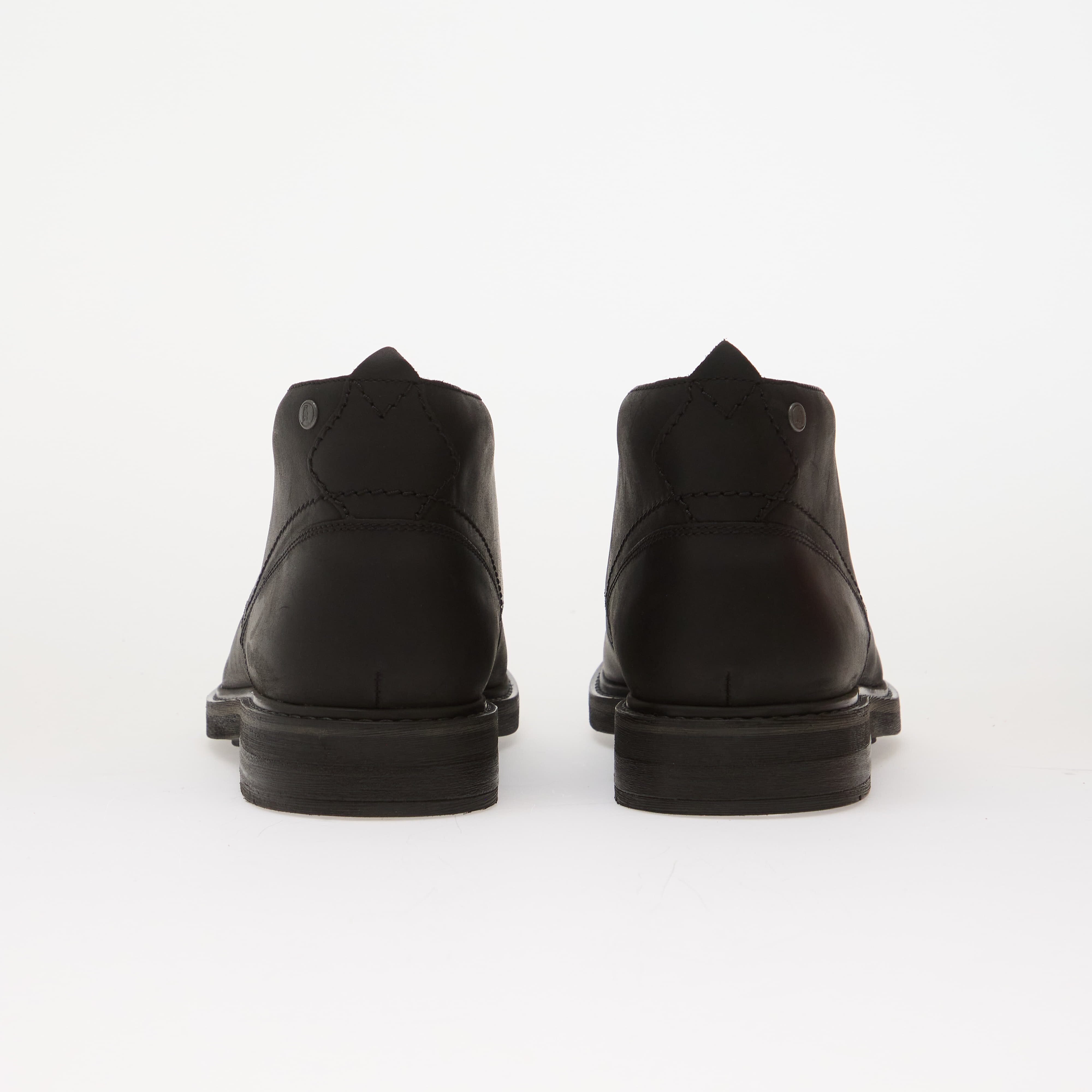 Clarks Обувки Newford Mid Black Leather