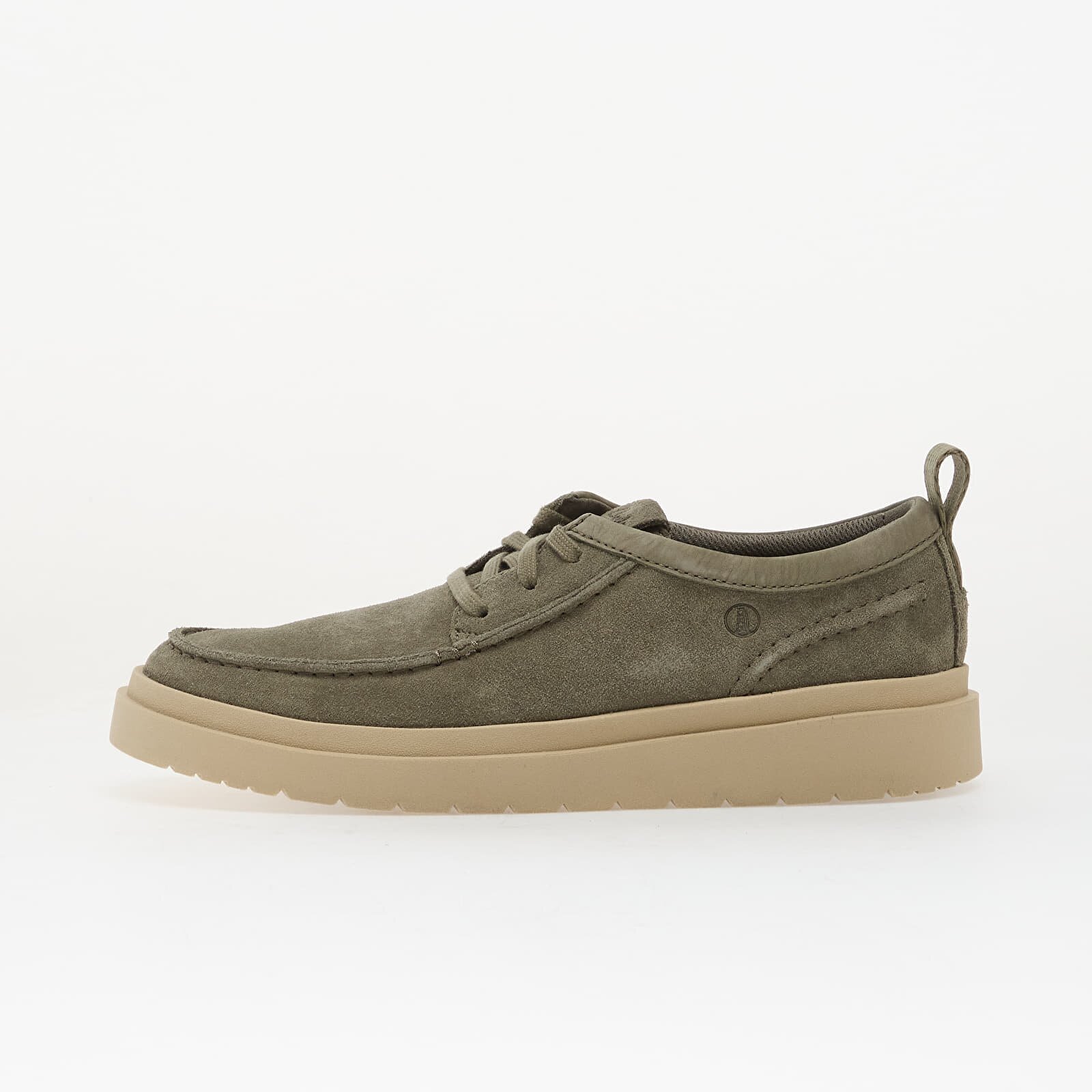 Clarks Обувки Polden Moc Sage Suede