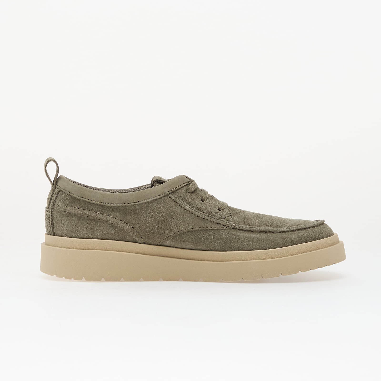 Clarks Обувки Polden Moc Sage Suede