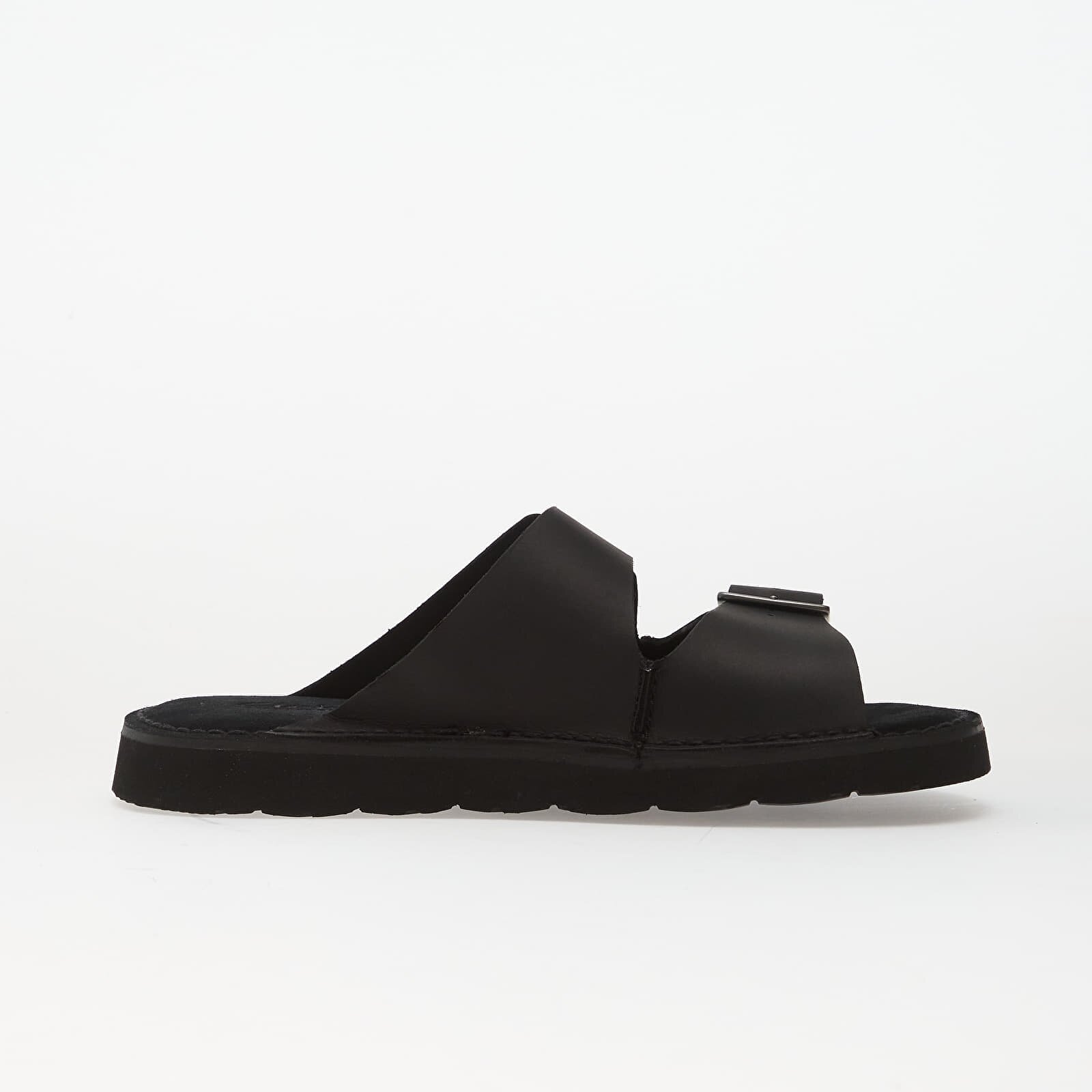 Clarks Обувки Solsbury Strap Black Leather