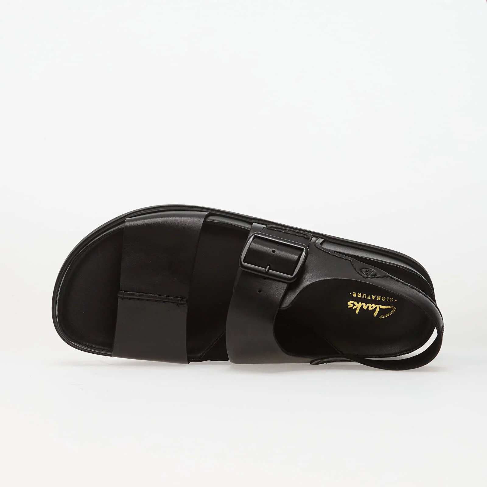 Clarks Обувки Torford Strap Black Leather