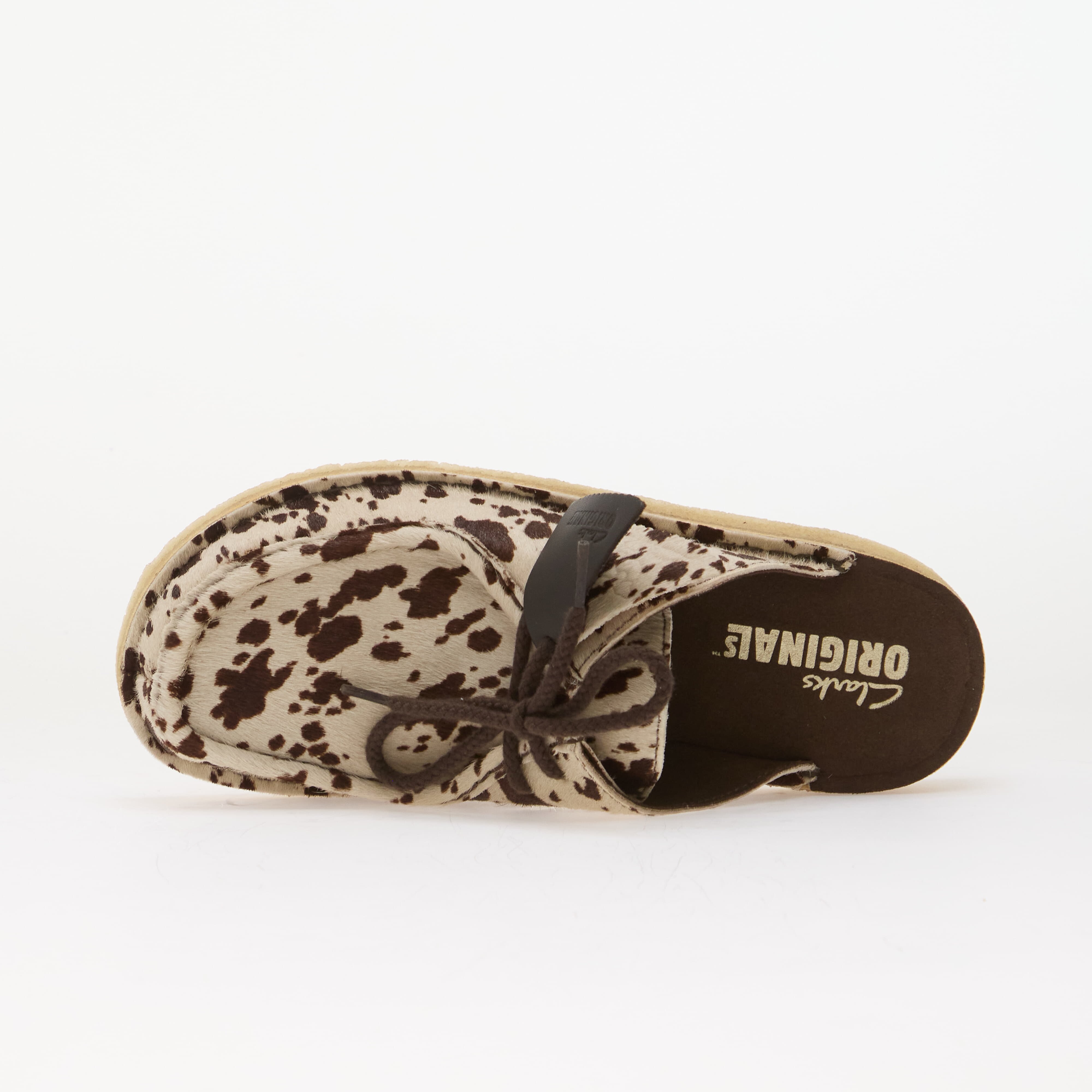 Clarks Originals DSRTNomad Mule Brown Cow Print