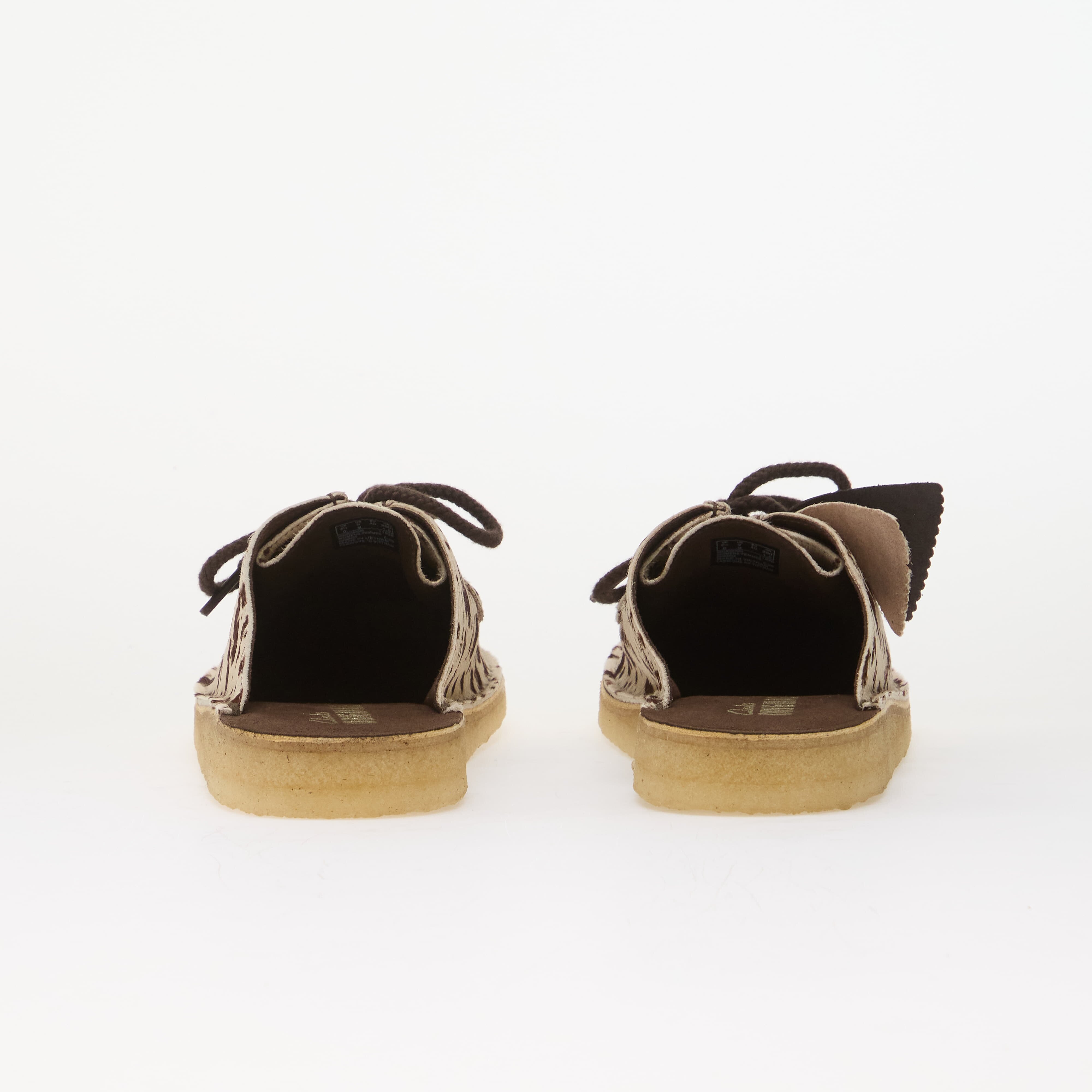 Clarks Originals DSRTNomad Mule Brown Cow Print