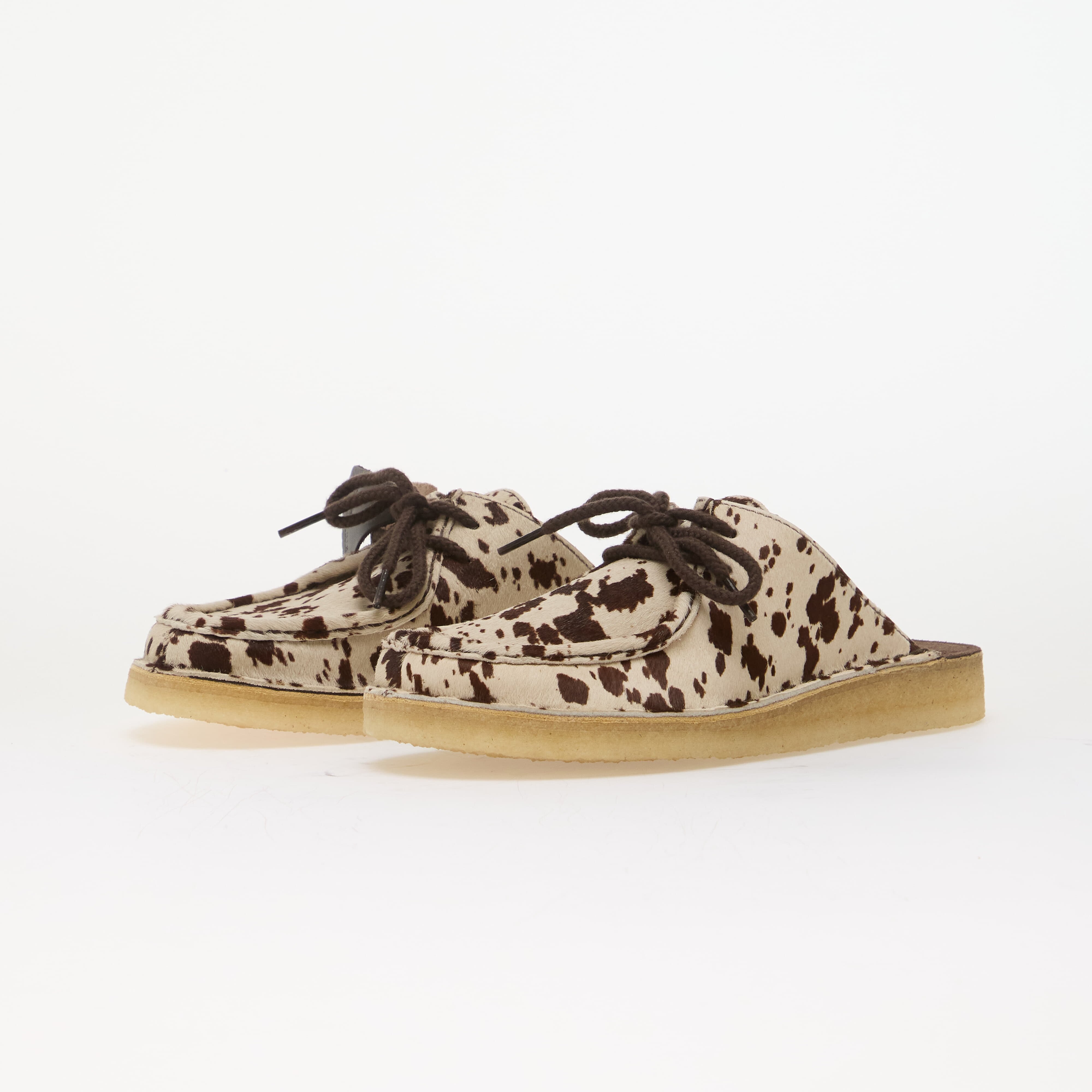Clarks Originals DSRTNomad Mule Brown Cow Print