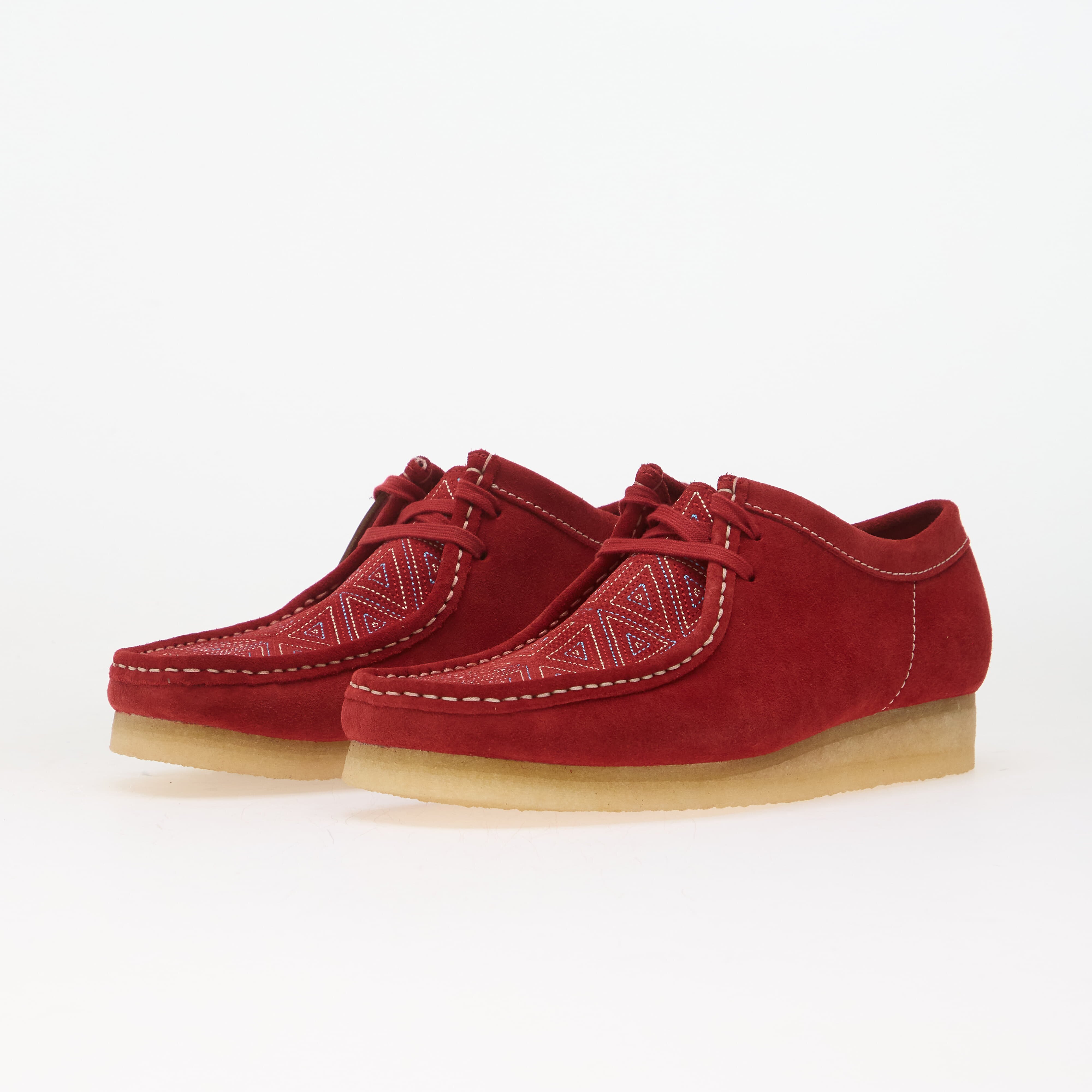 Clarks Originals Обувки Clarks Wallabee Red Interest