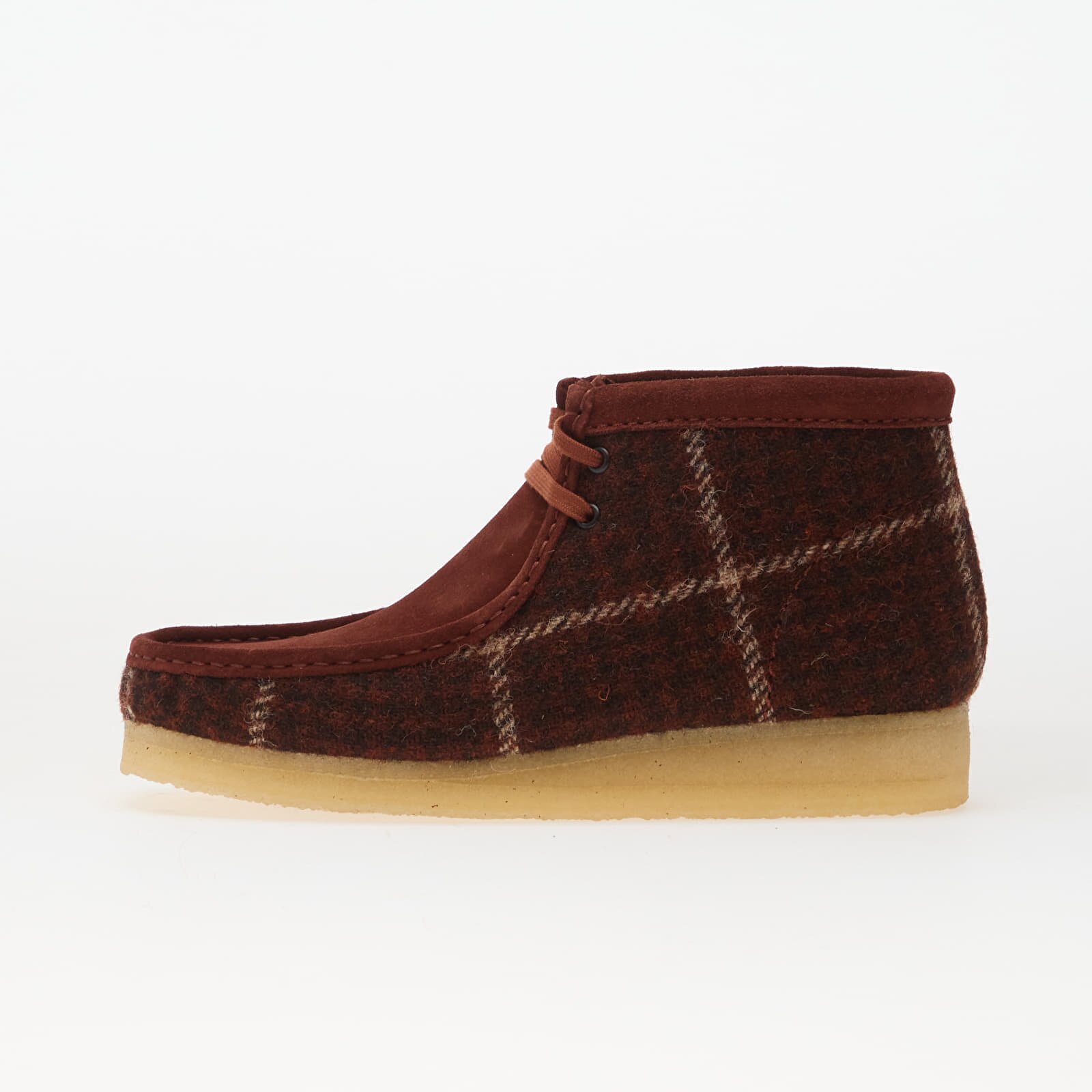 Clarks Originals Обувки Wallabee Boot Rust Tweed Comb