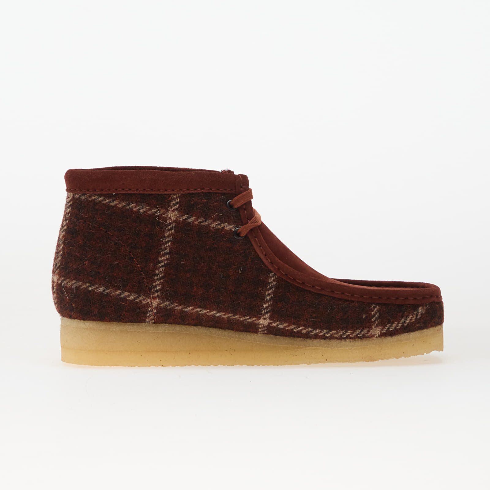 Clarks Originals Обувки Wallabee Boot Rust Tweed Comb