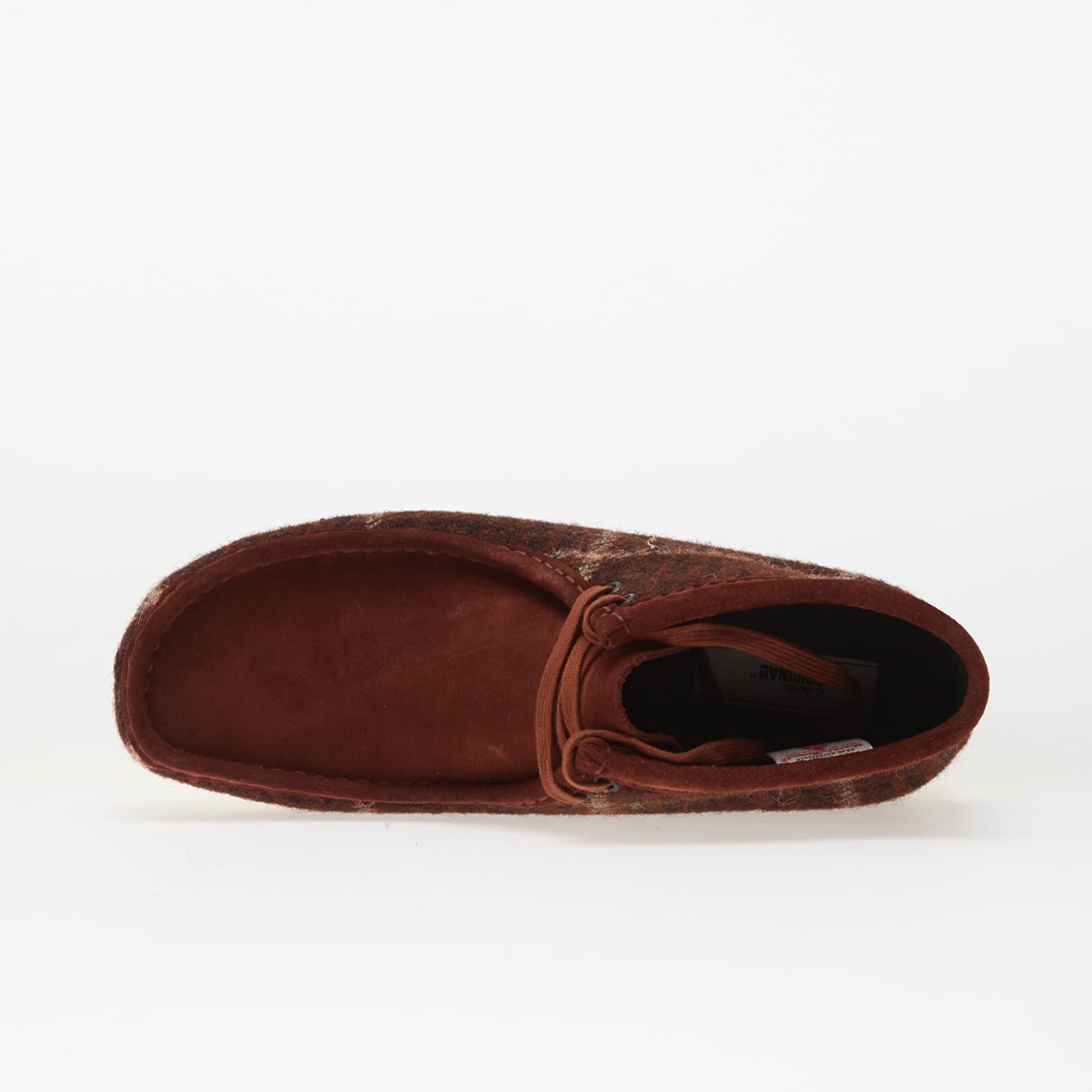 Clarks Originals Обувки Wallabee Boot Rust Tweed Comb