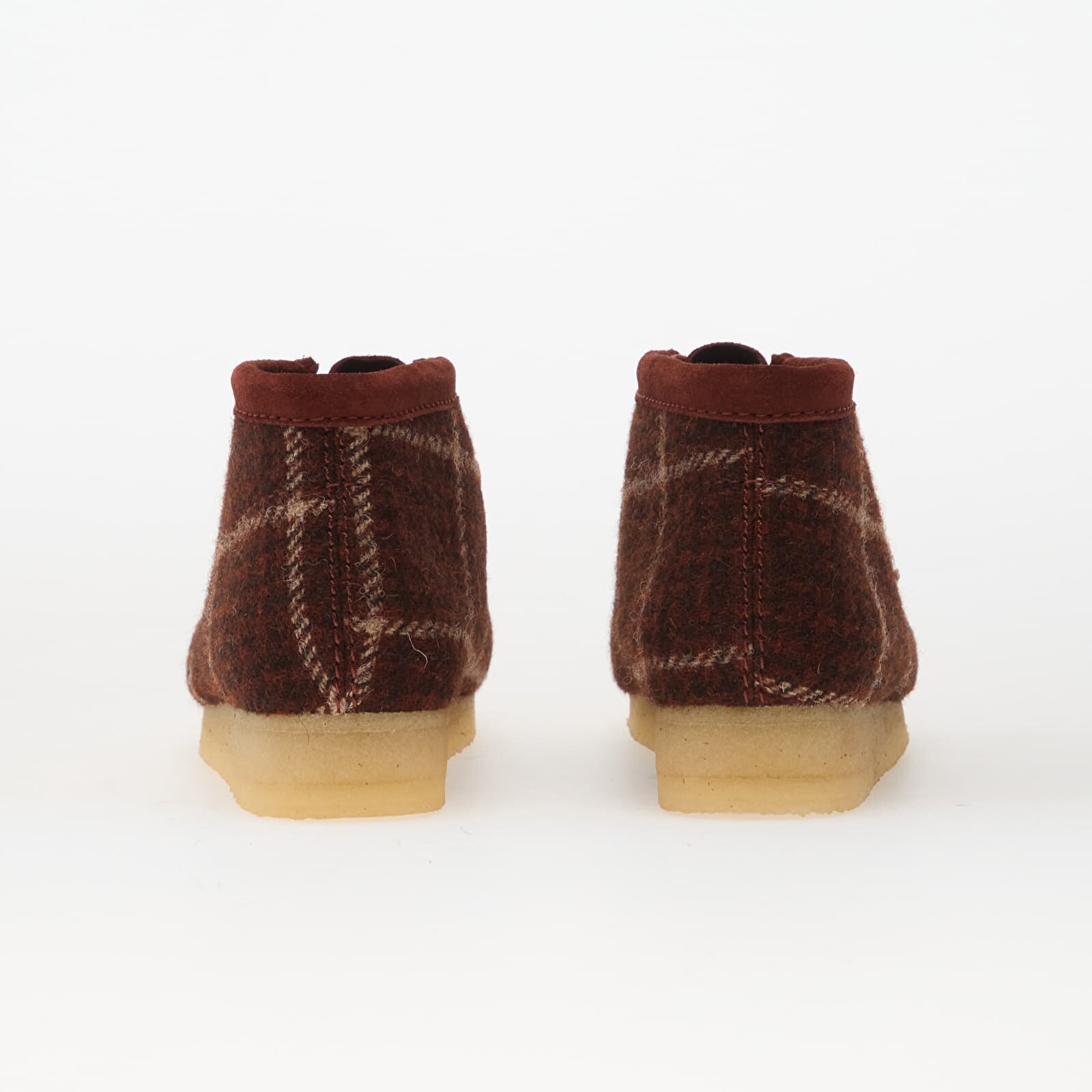 Clarks Originals Обувки Wallabee Boot Rust Tweed Comb