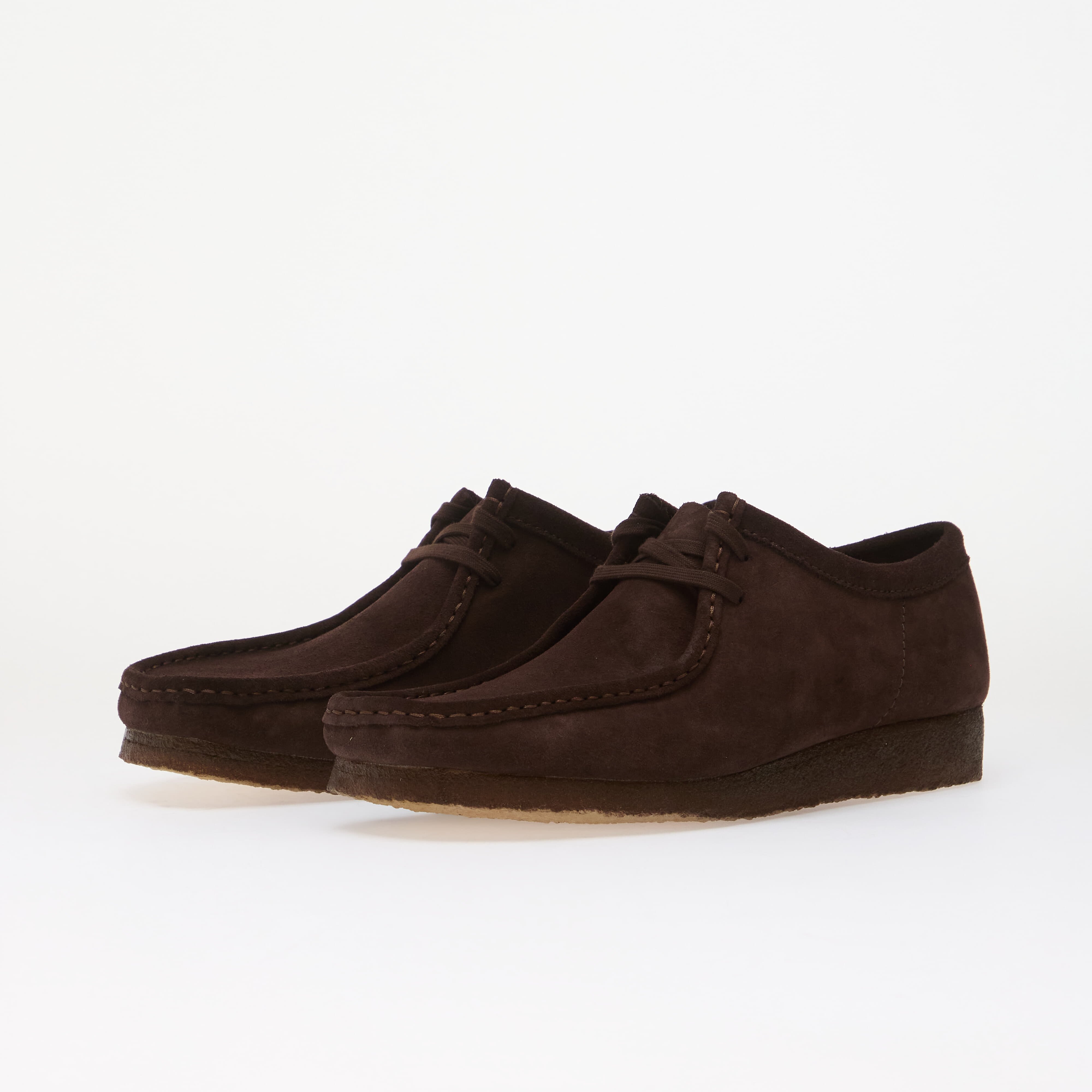 Clarks Originals Обувки Wallabee Chocolate Suede