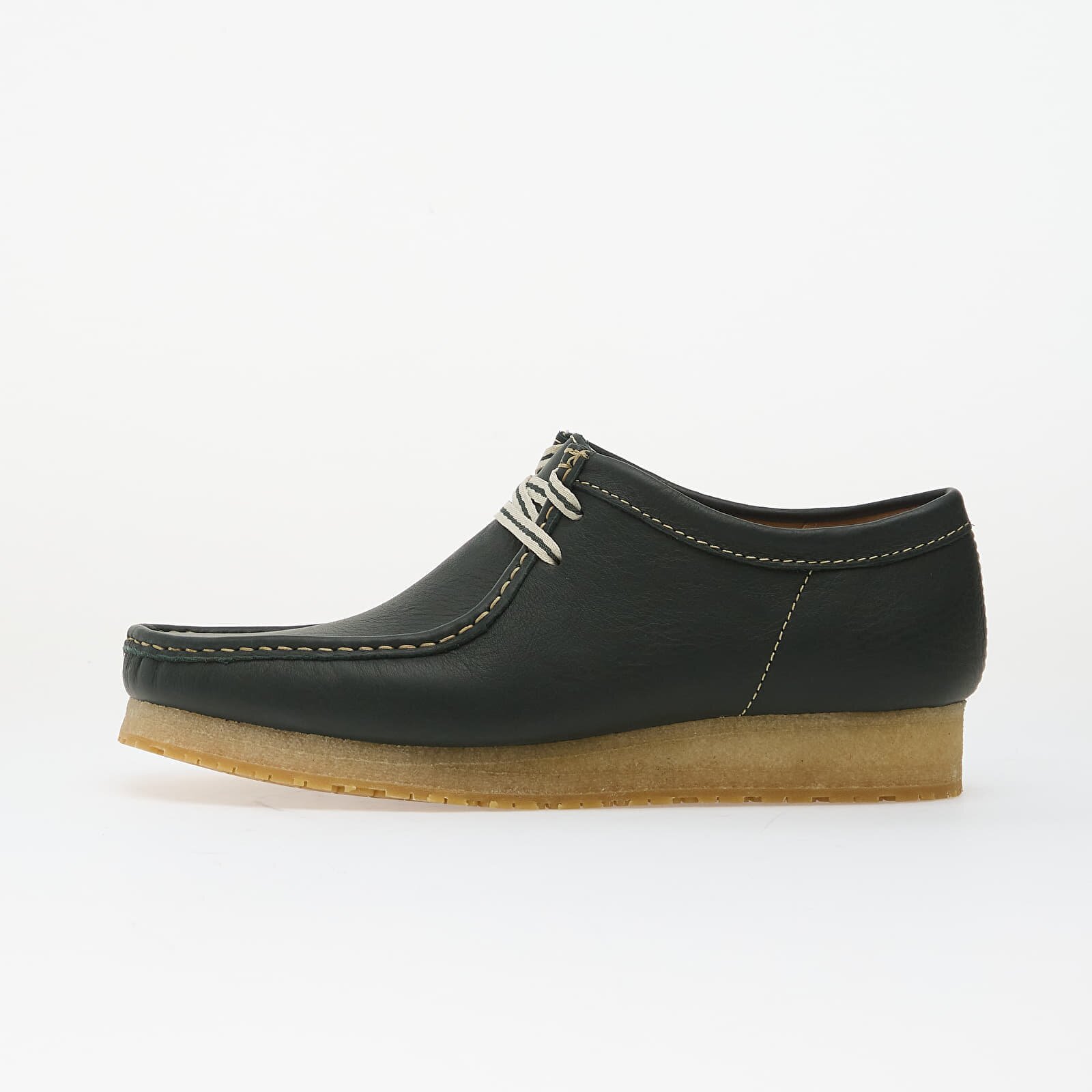 Clarks Originals Обувки Wallabee RB Dark Green Lea