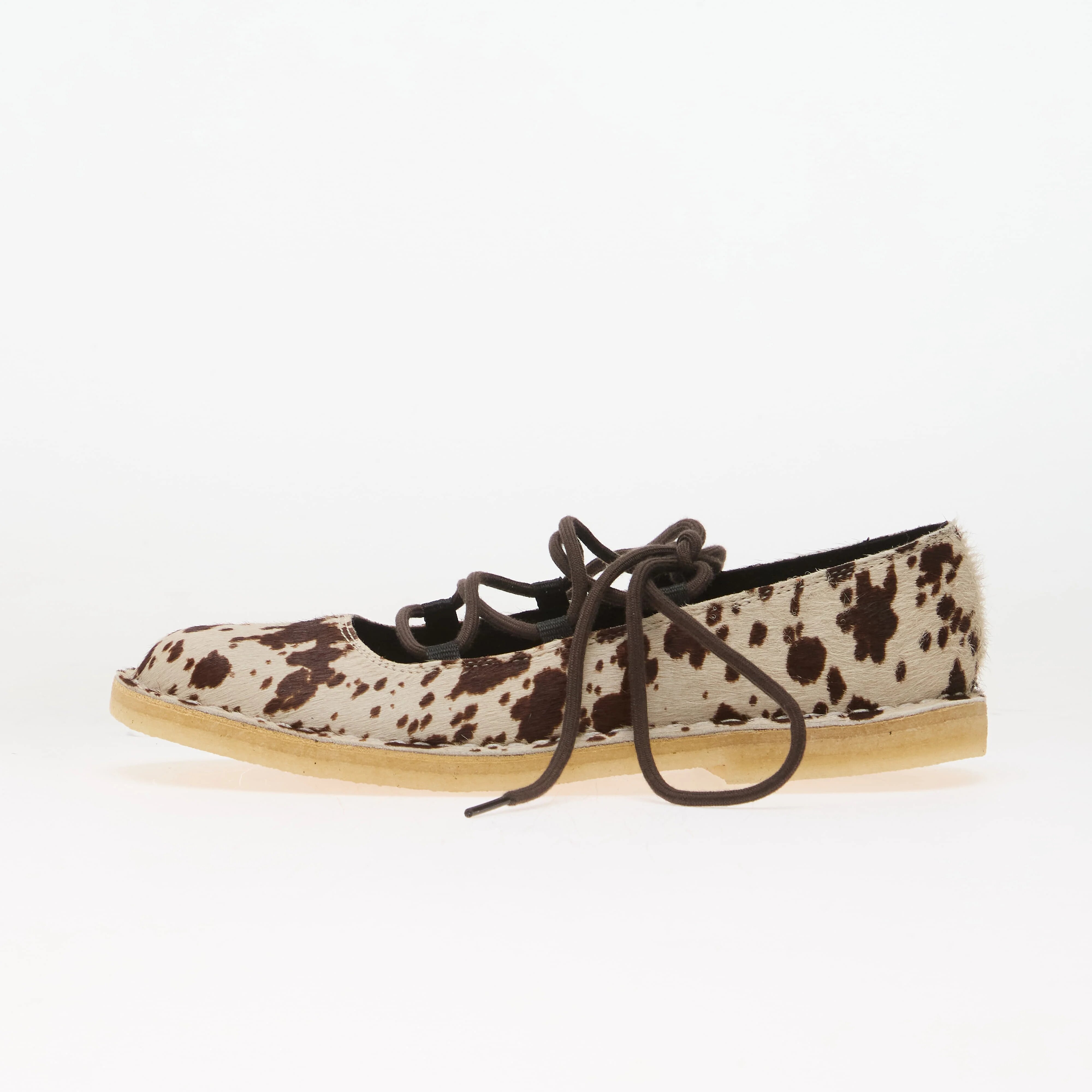 Clarks Originals Сникърси Clarks DSRT Jane Lace Brown Cow Print