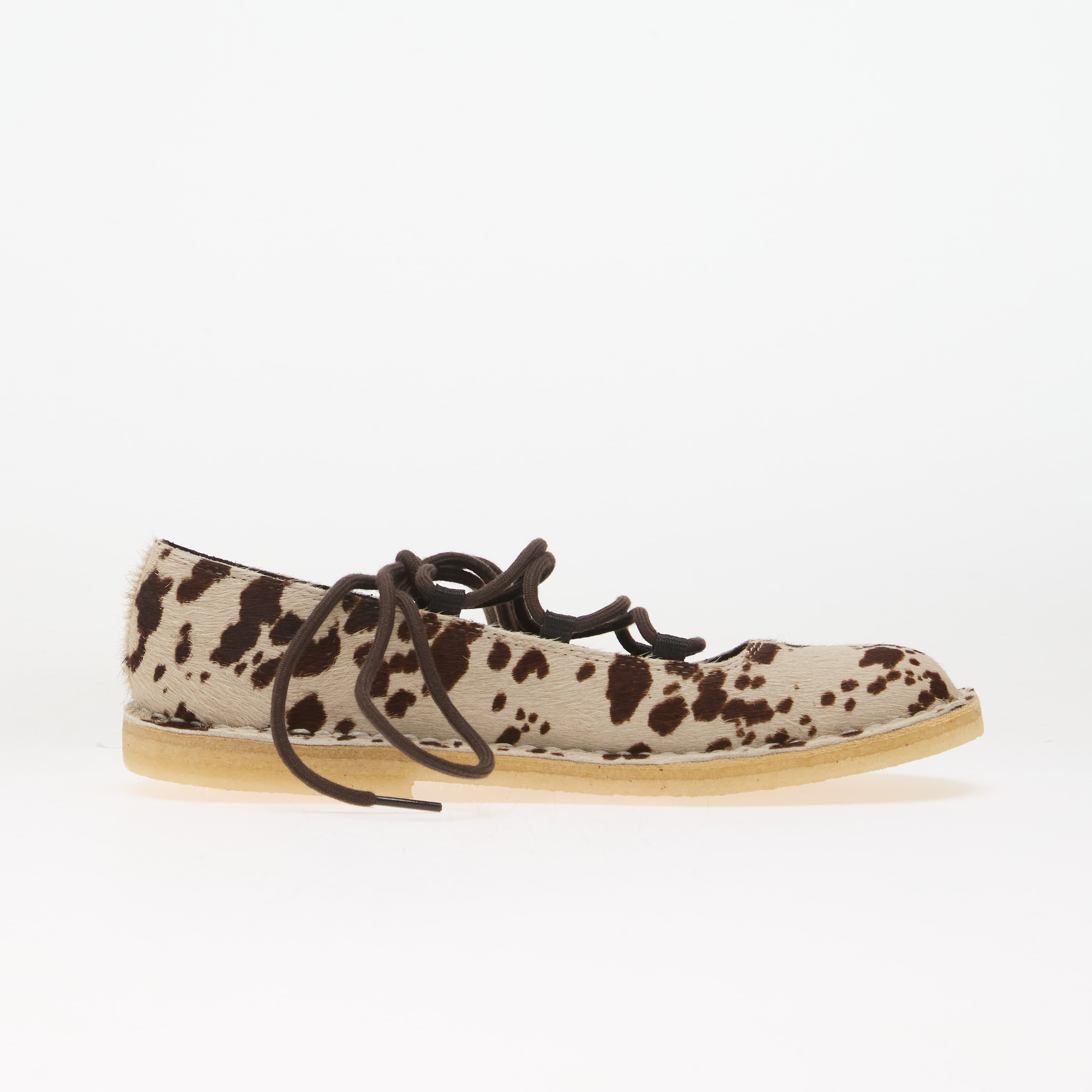 Clarks Originals Сникърси Clarks DSRT Jane Lace Brown Cow Print