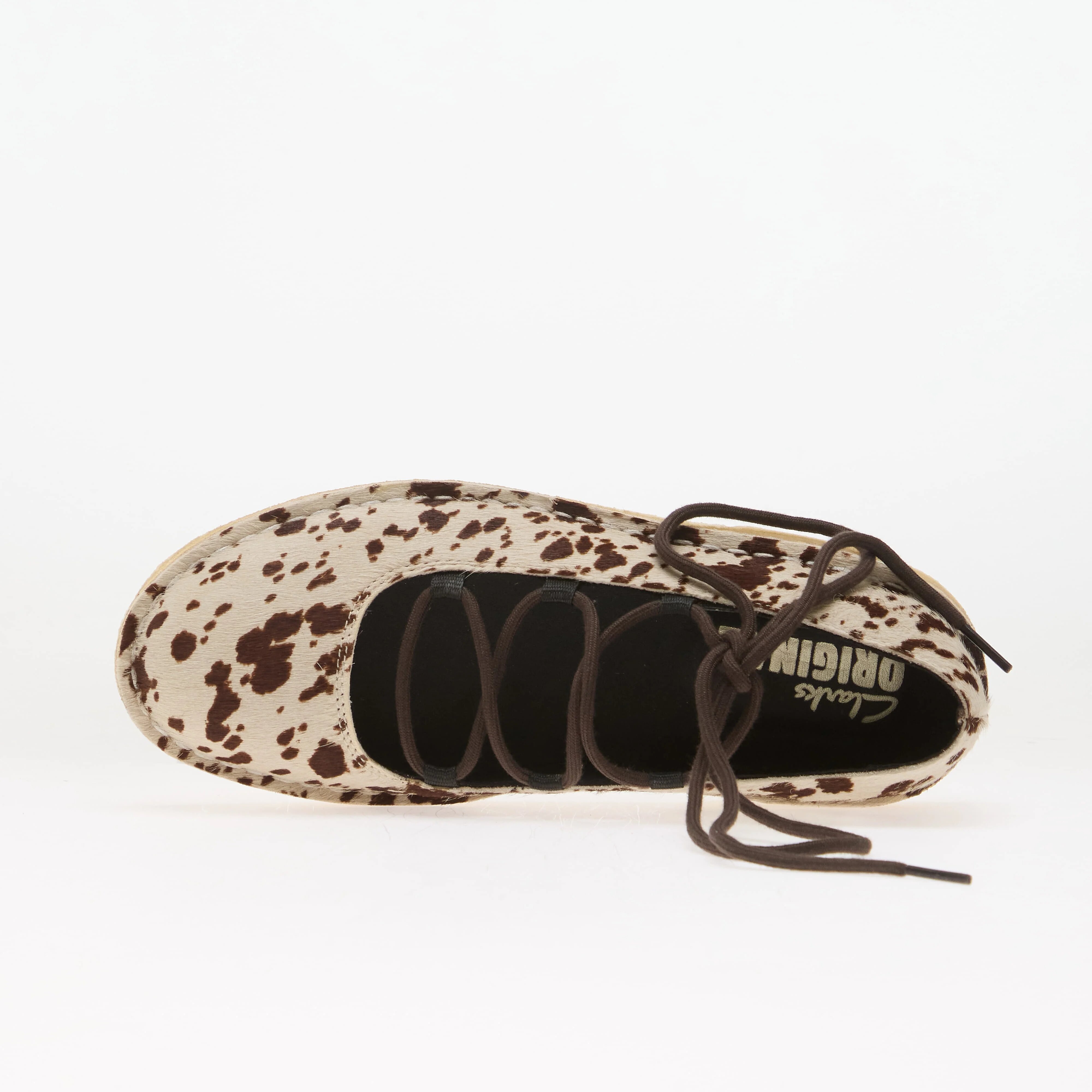 Clarks Originals Сникърси Clarks DSRT Jane Lace Brown Cow Print