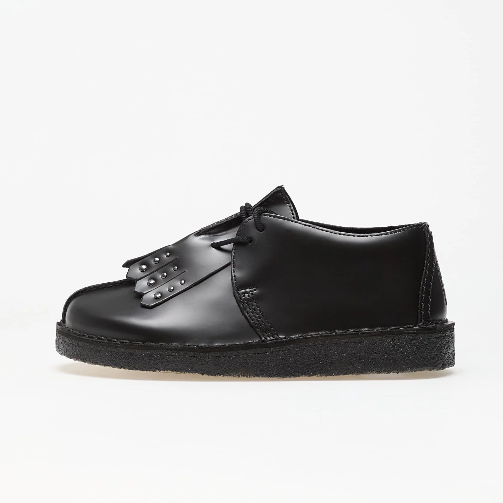 Clarks Originals Сникърси Desert Trek Black Hi Shine Leather