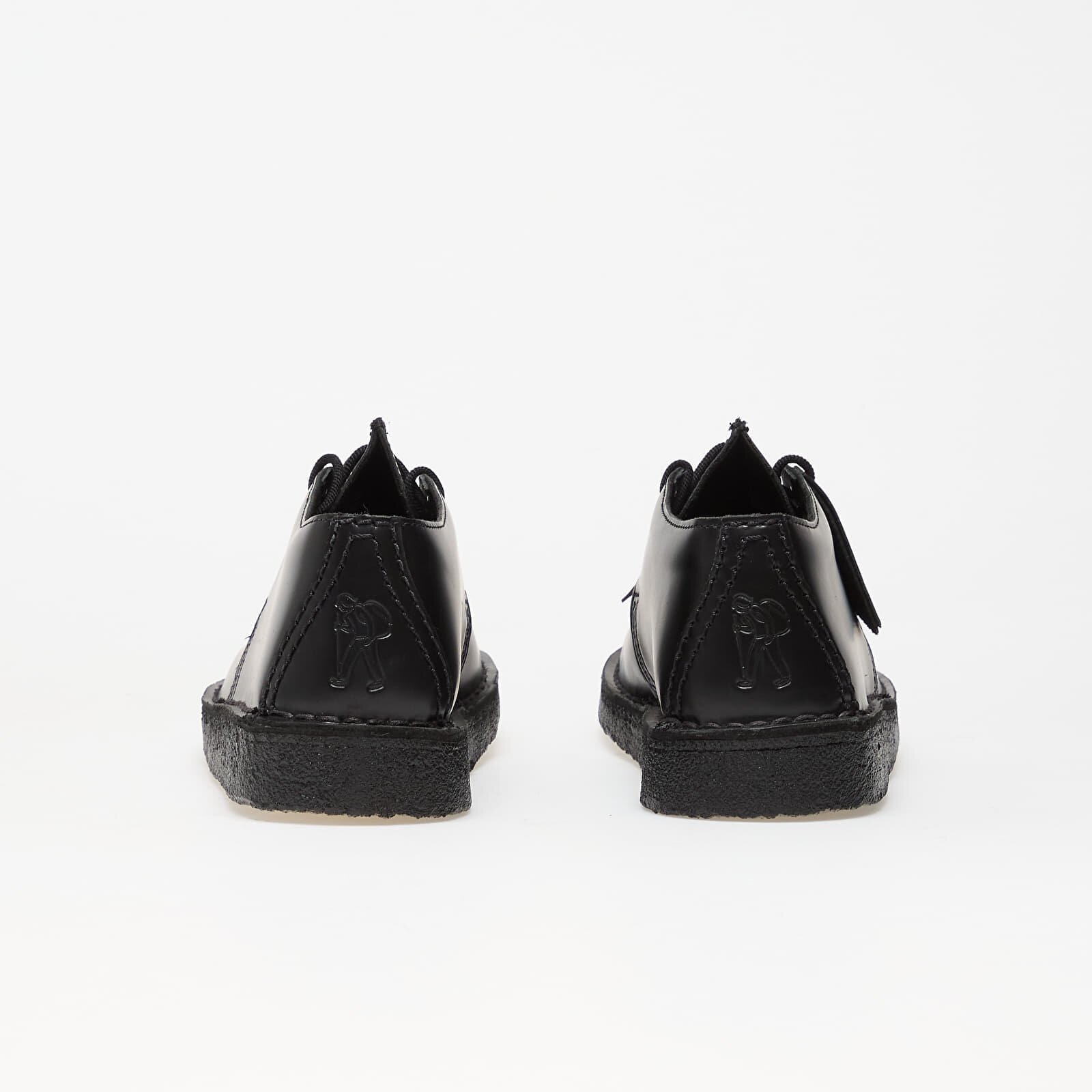 Clarks Originals Сникърси Desert Trek Black Hi Shine Leather