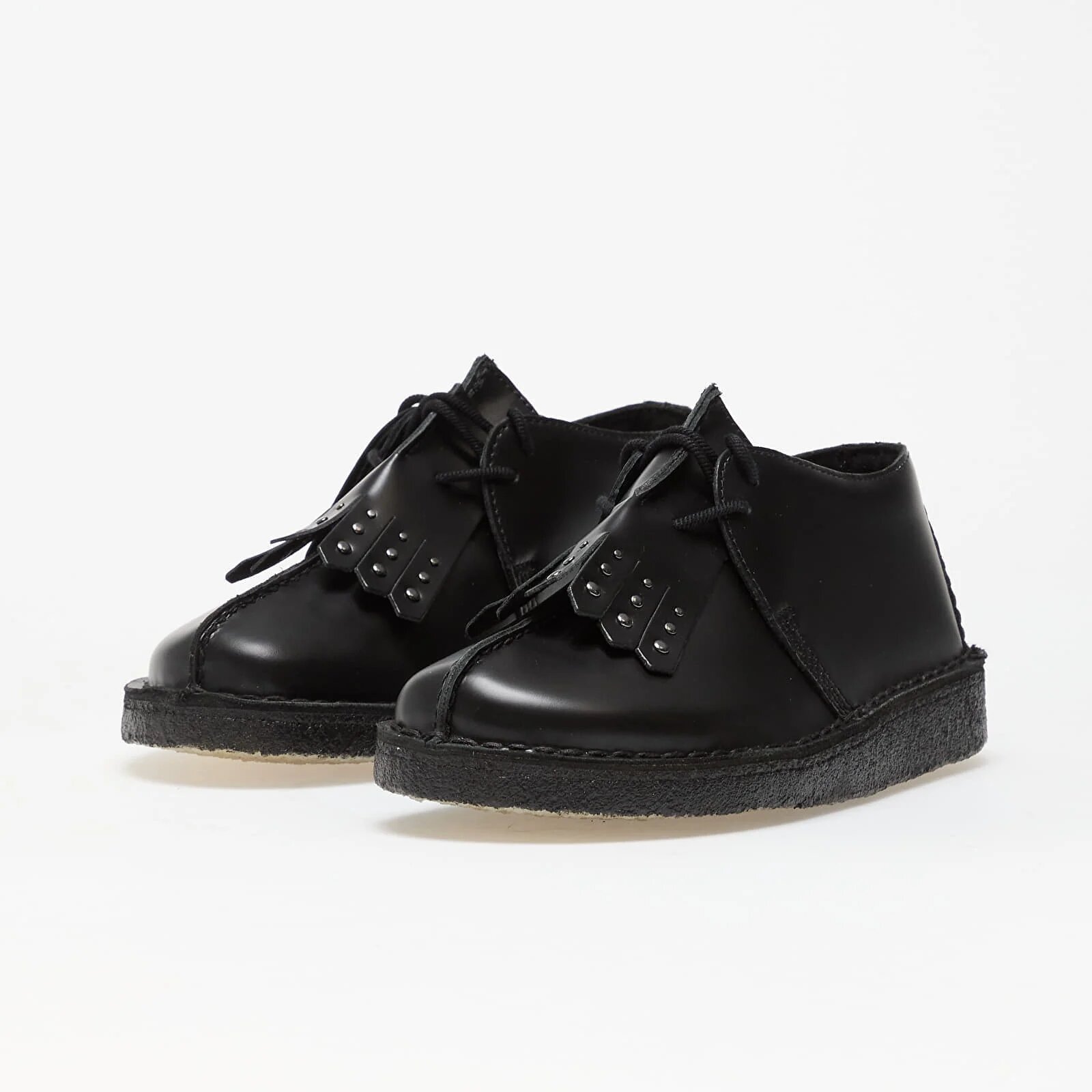 Clarks Originals Сникърси Desert Trek Black Hi Shine Leather