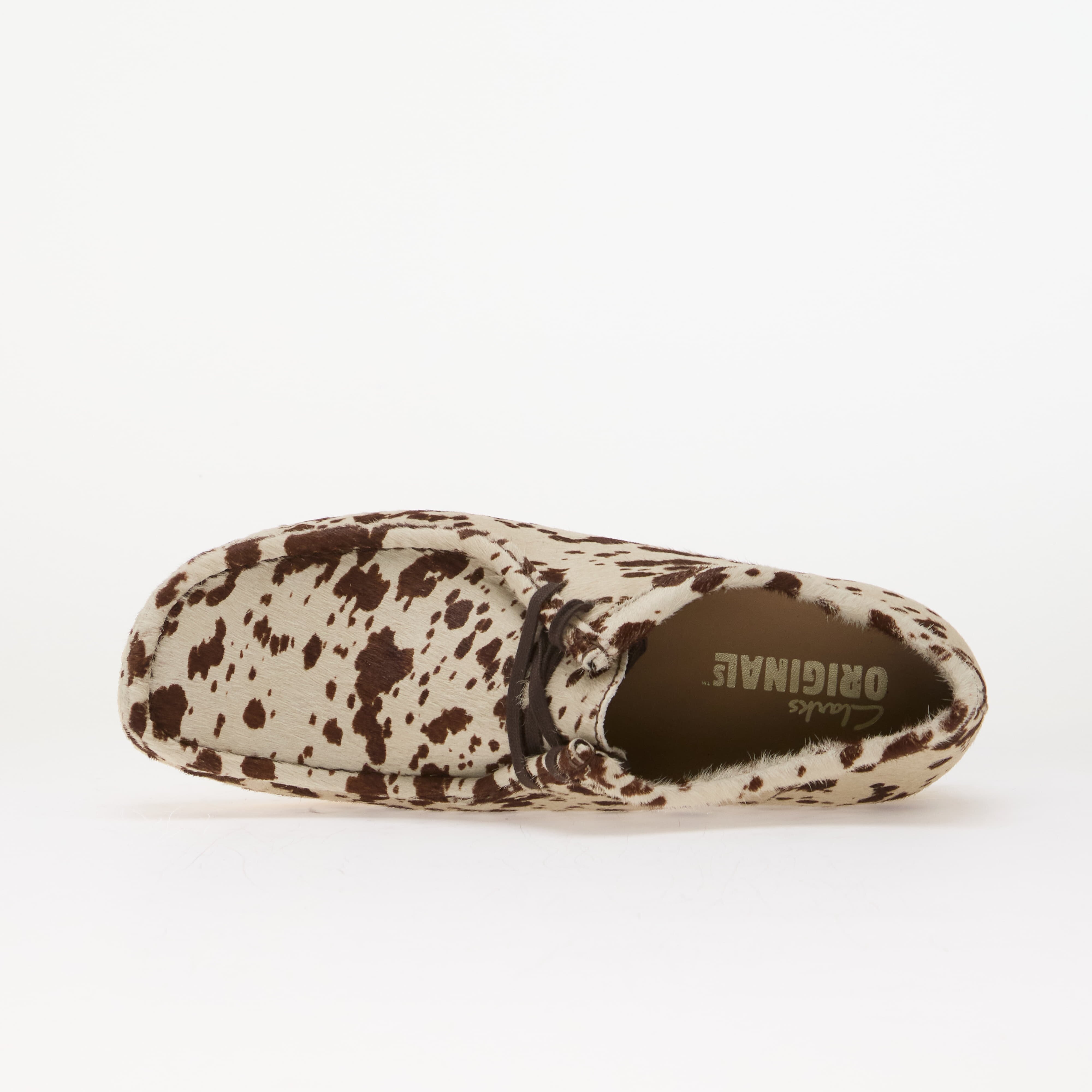 Clarks Originals Сникърси Wallabee Brown Cow Print