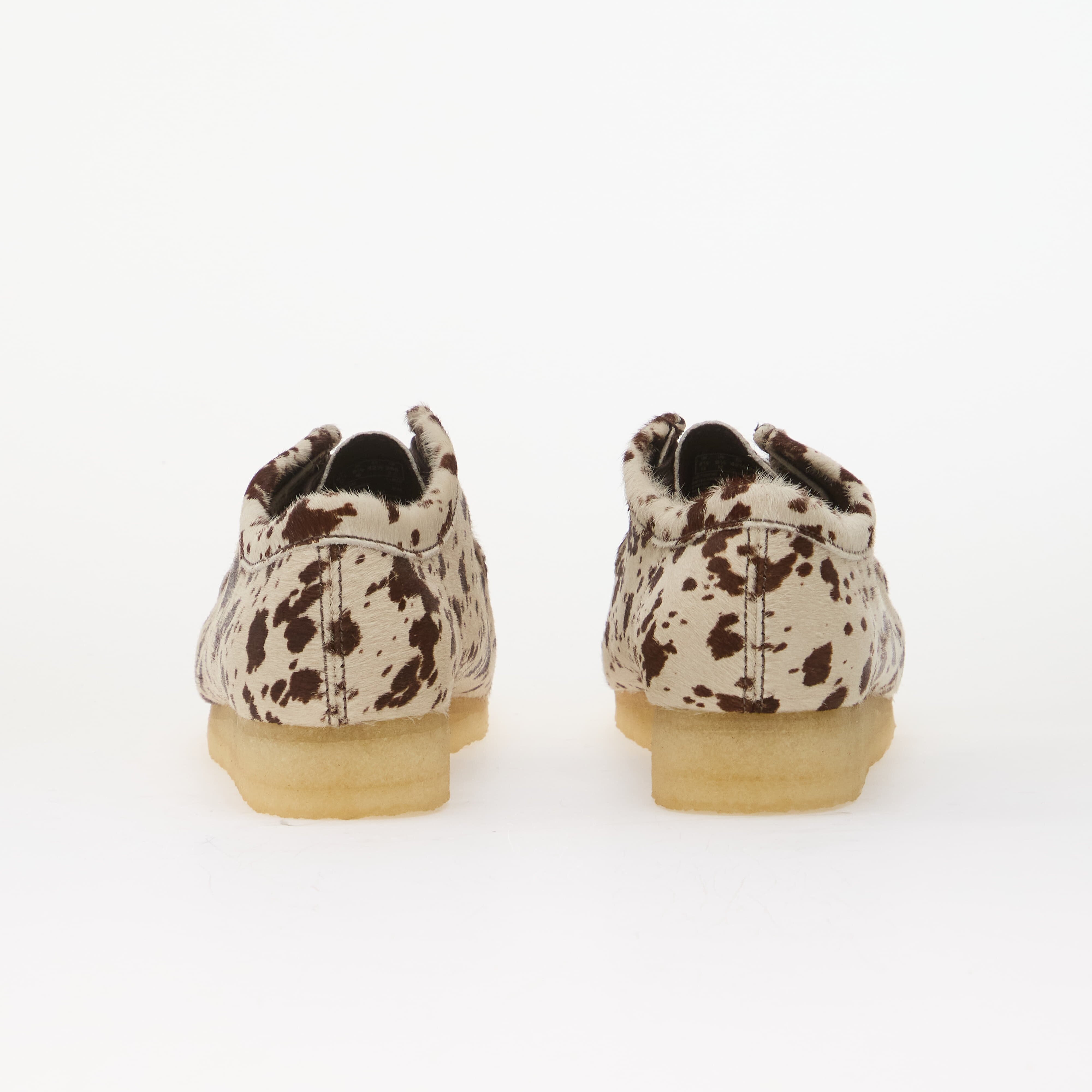 Clarks Originals Сникърси Wallabee Brown Cow Print
