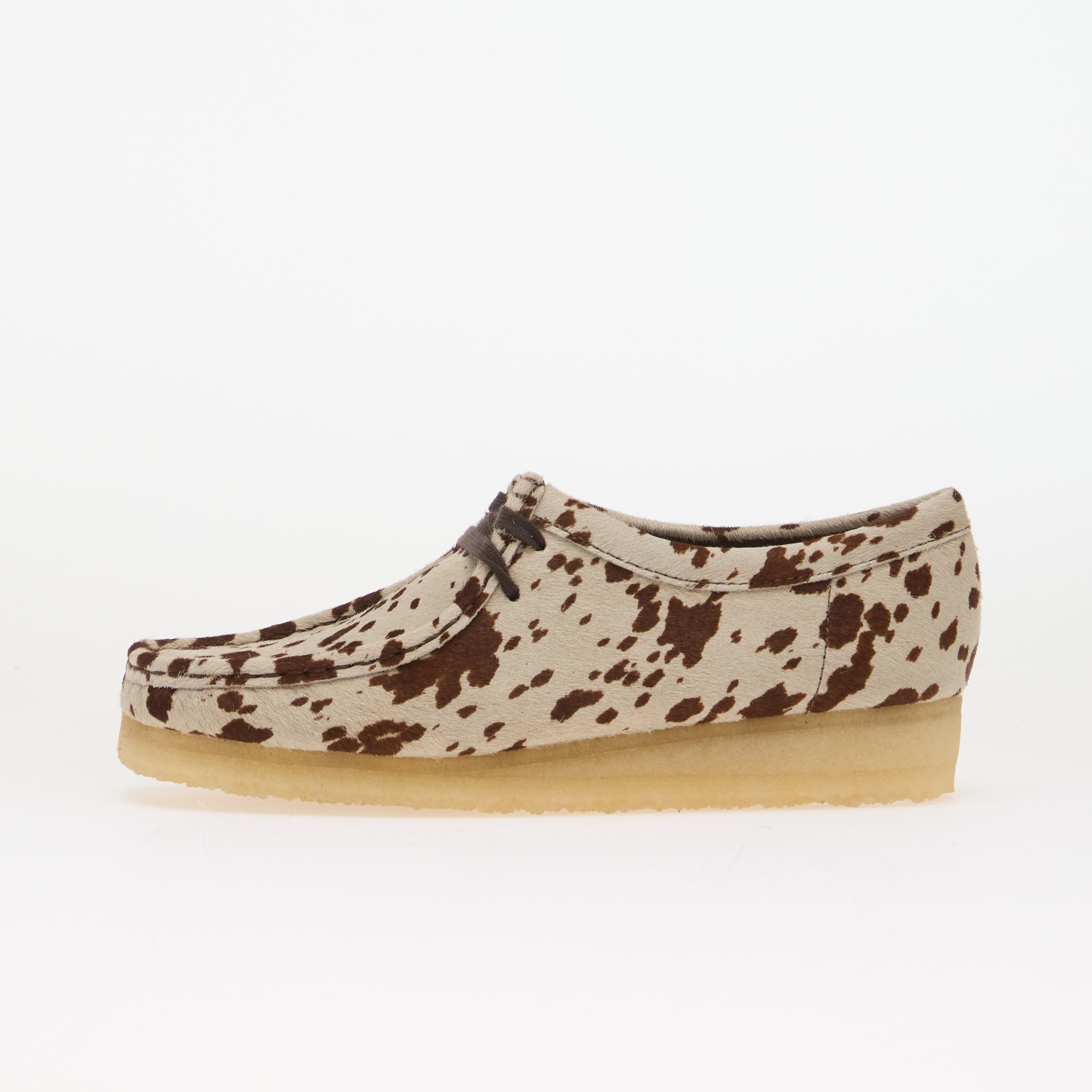 Clarks Originals Сникърси Wallabee Brown Cow Print